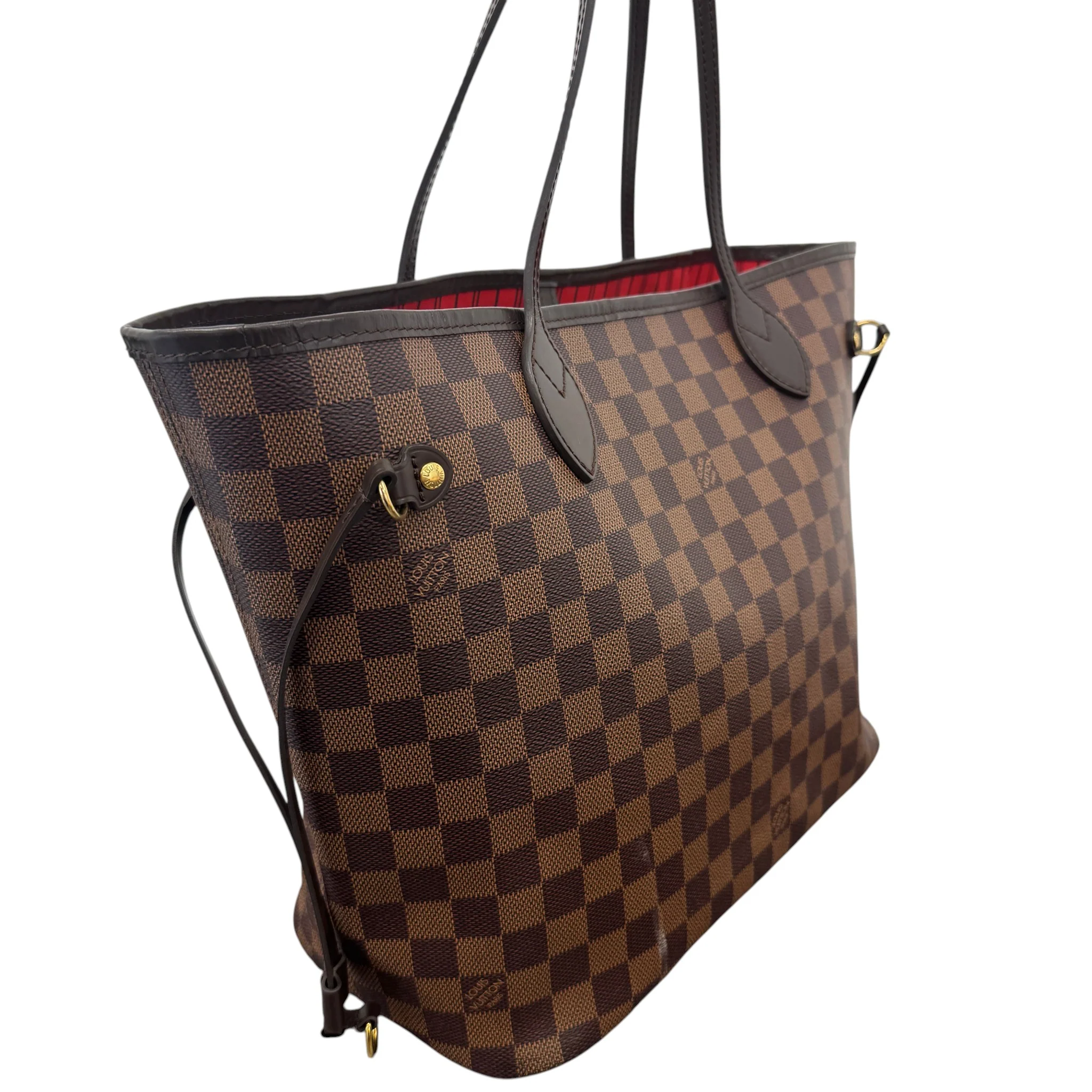 Women's Damier Ebene Neverfull Mm Bag Brown - Image 5