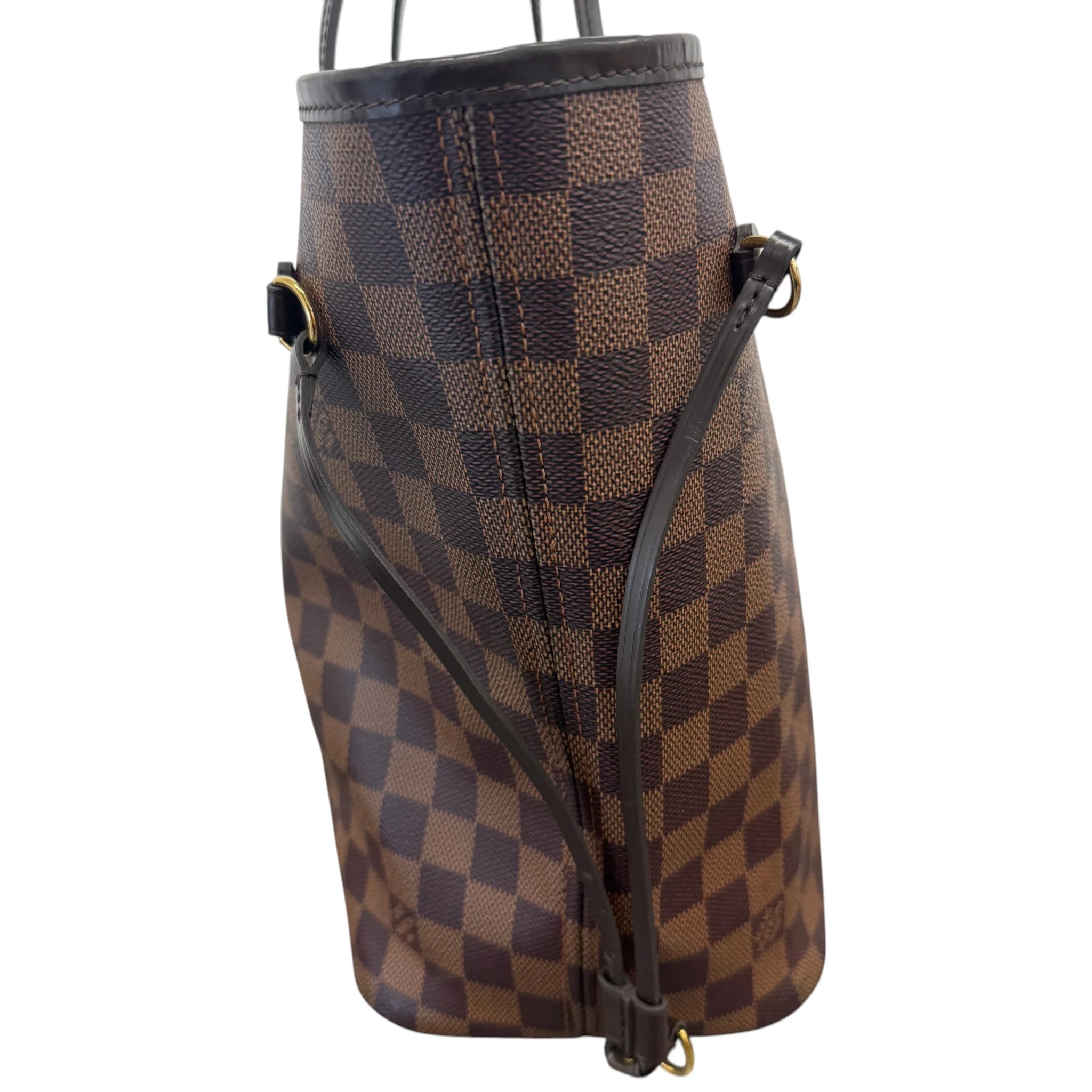 Women's Damier Ebene Neverfull Mm Bag Brown - Image 6