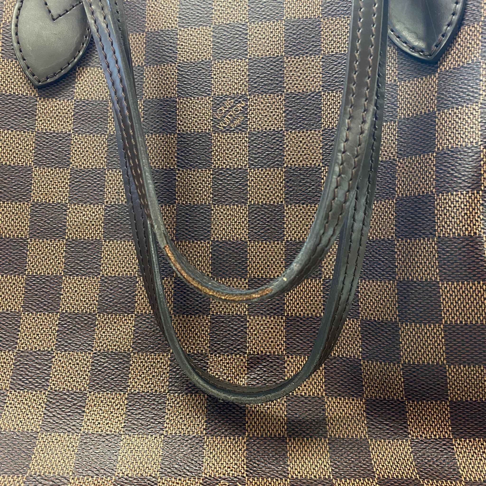 Women's Damier Ebene Neverfull Mm Bag Brown - Image 7
