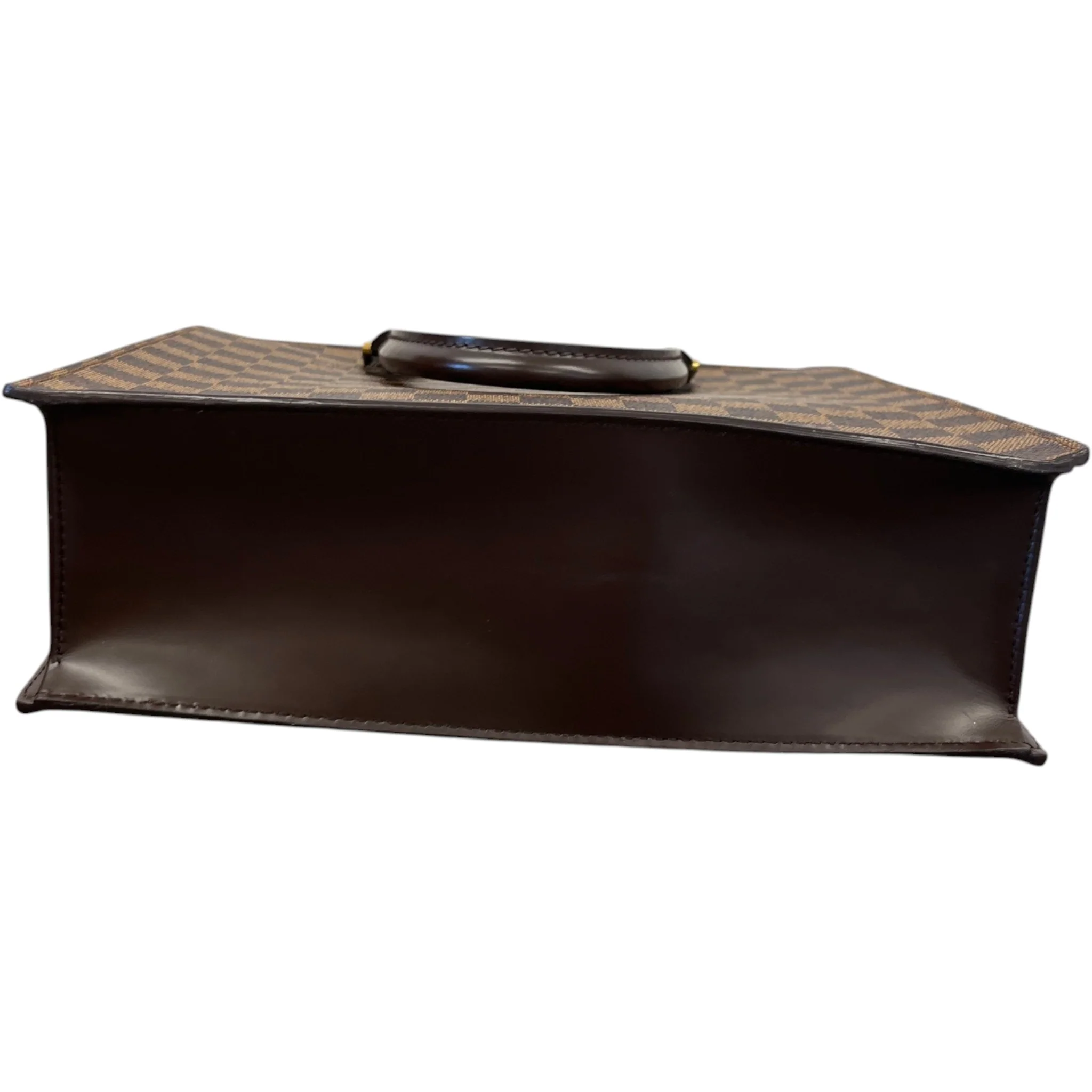 Women's Damier Ebene Sac Plat Pm Bag Brown - Image 10