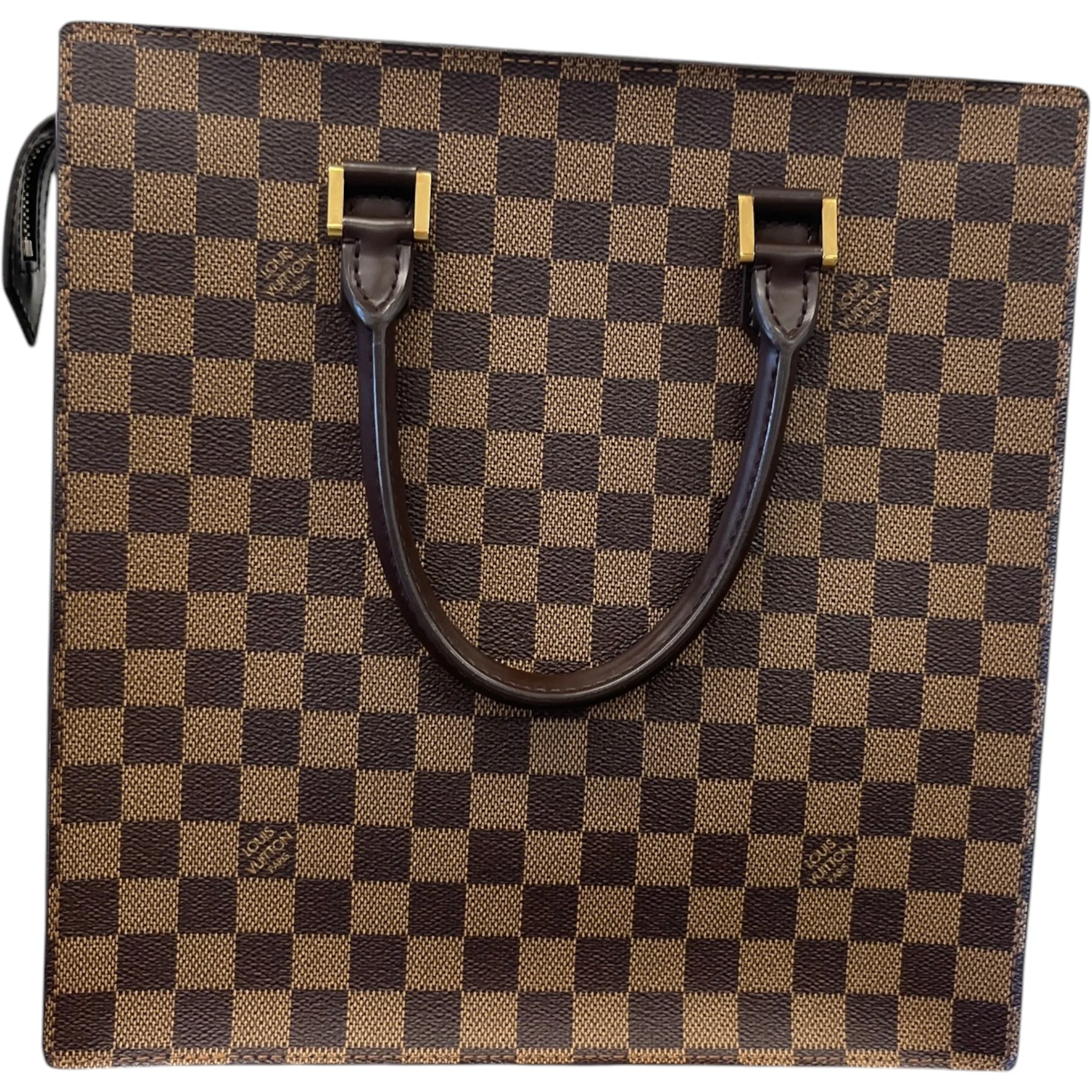 Women's Damier Ebene Sac Plat Pm Bag Brown - Image 3