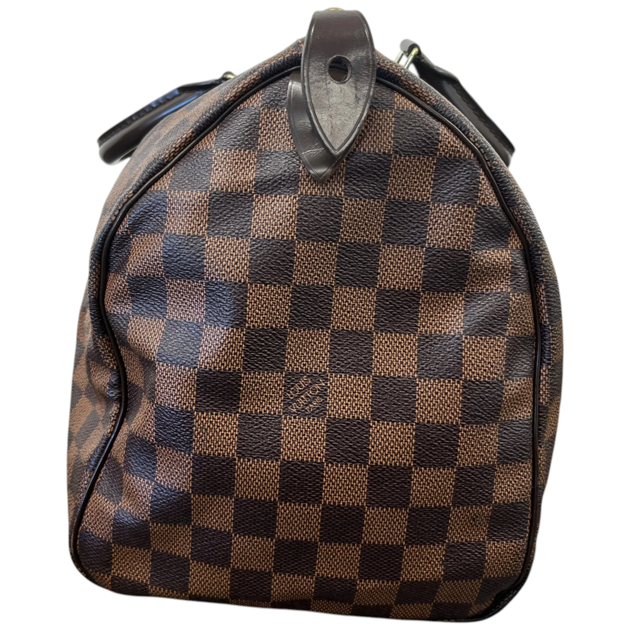 Women's Damier Ebene Speedy 35 Bag Brown - Image 7
