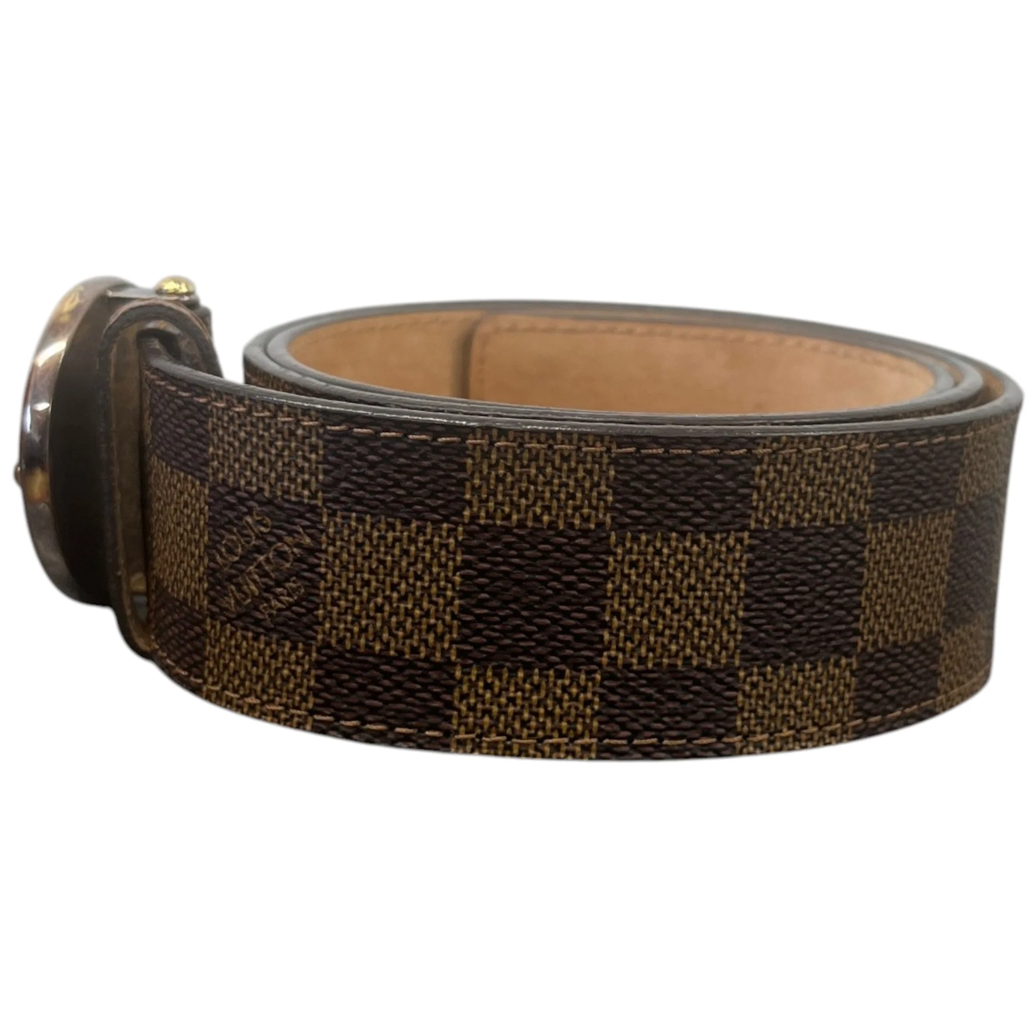 Women's Damier Ebene Trunks & Bags Belt Brown Size 80CM / UK 8 - Image 3