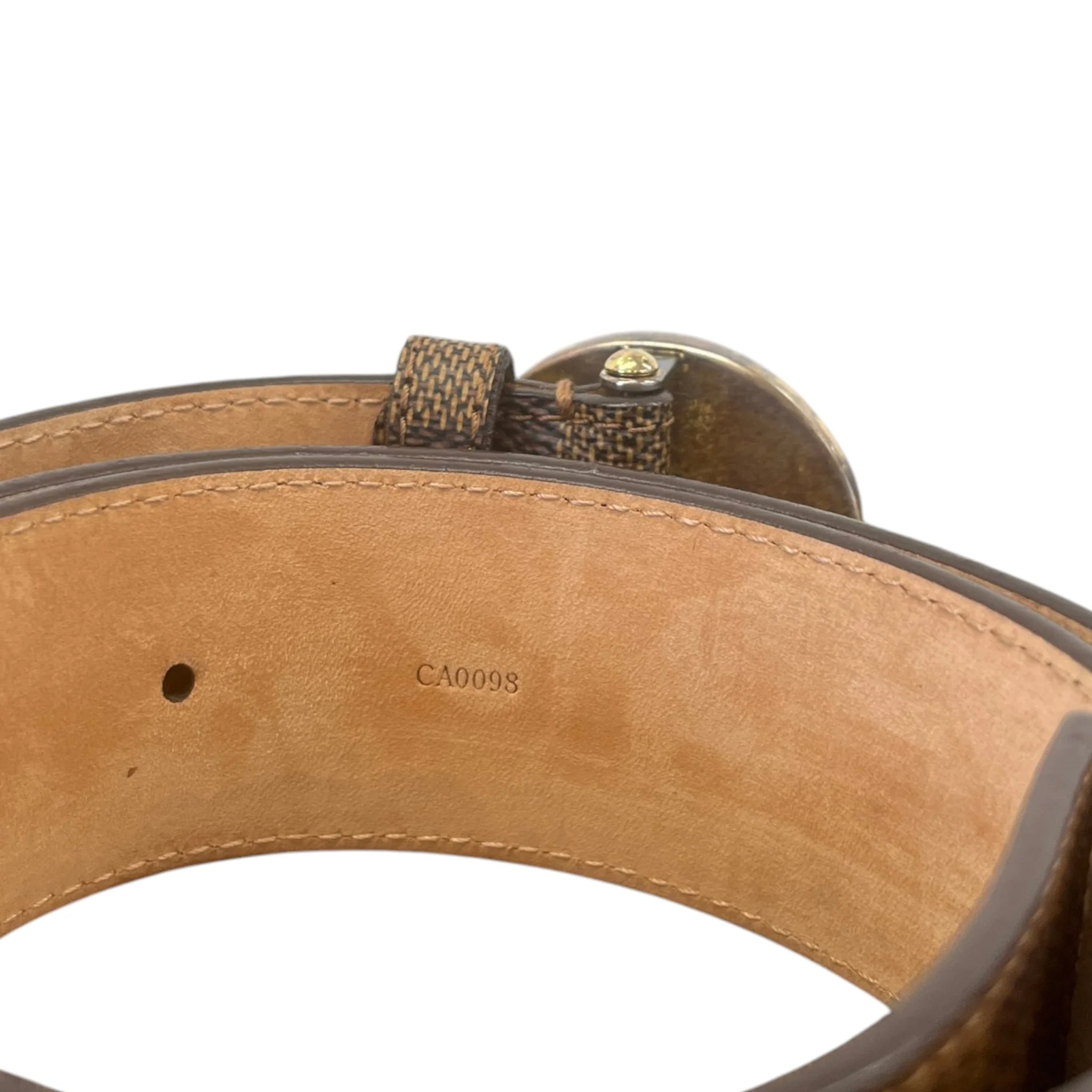 Women's Damier Ebene Trunks & Bags Belt Brown Size 80CM / UK 8 - Image 5