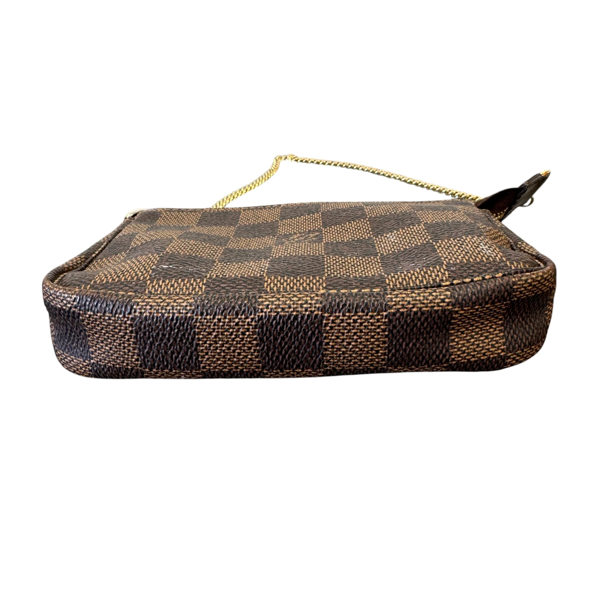 Women's Damier Pochette Mini Handbag Brown - Image 5