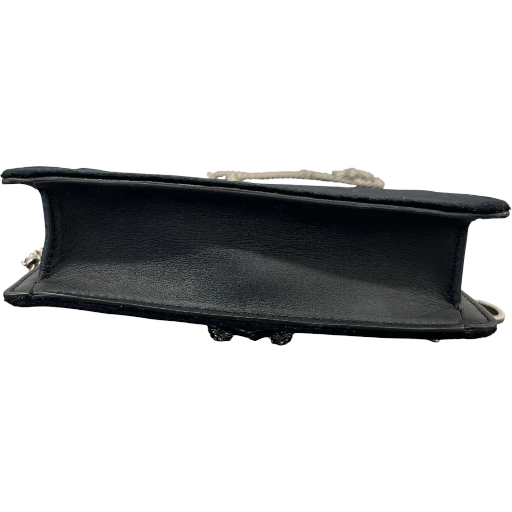 Women's Dionysus Mini Velvet Bag Black - Image 10