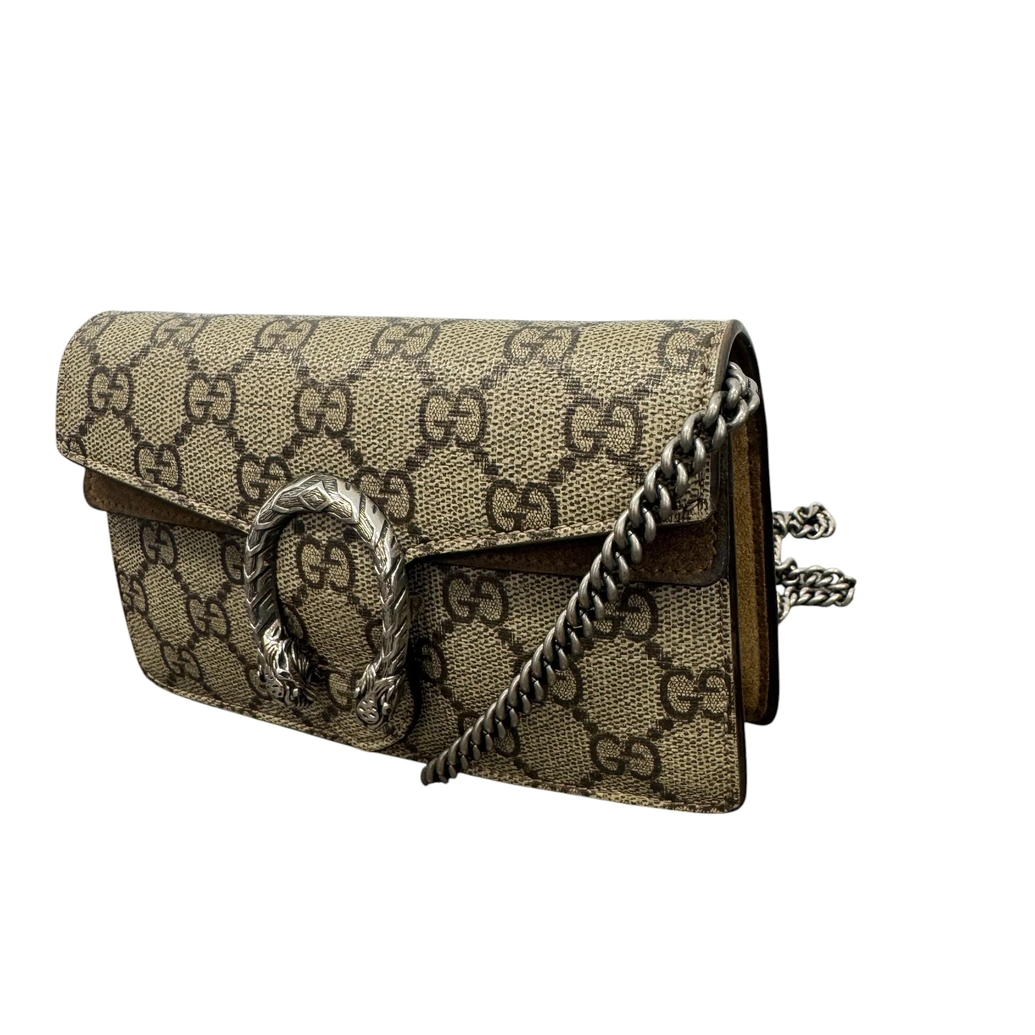 Women's Dionysus Super Mini Bag Beige - Image 4