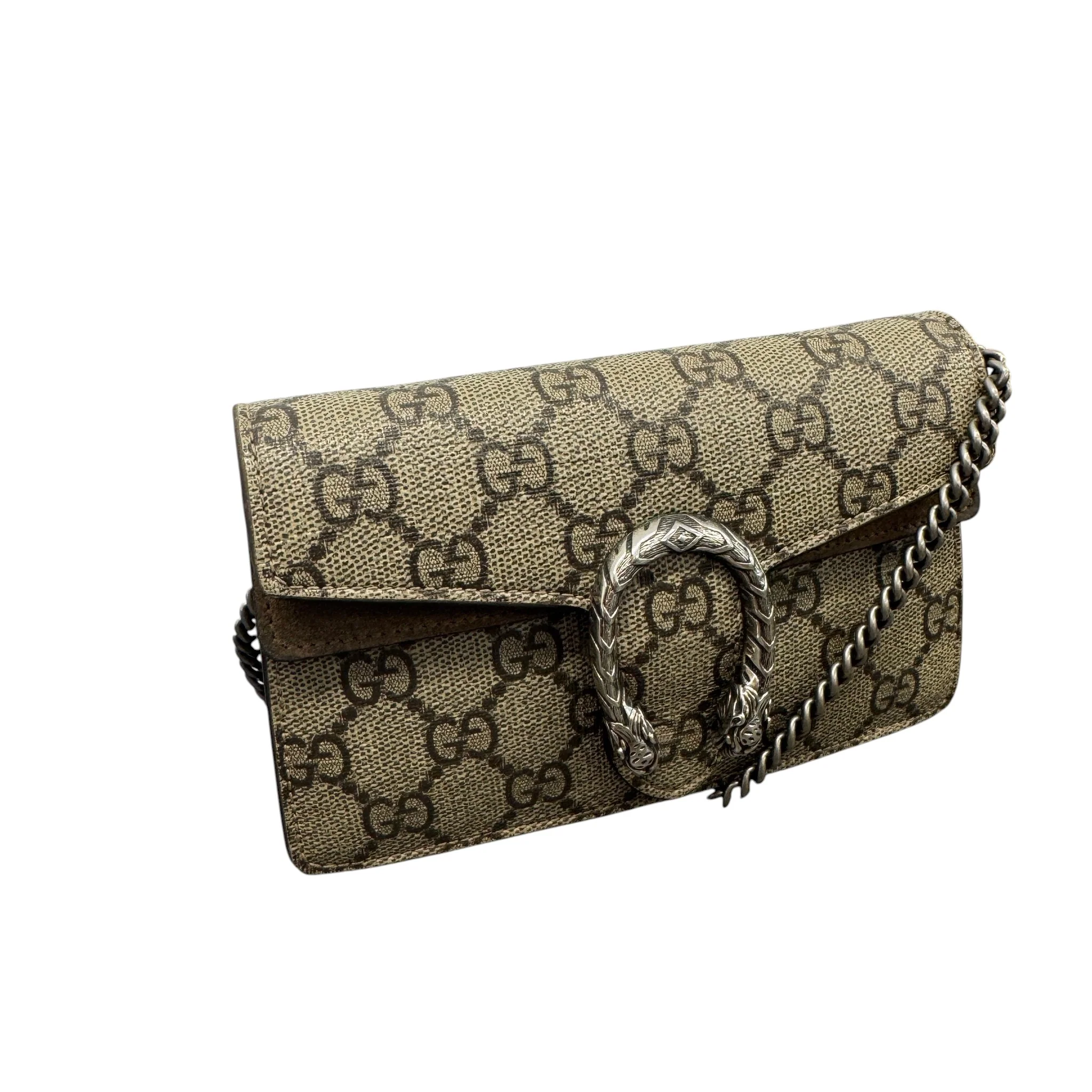 Women's Dionysus Super Mini Bag Beige - Image 5