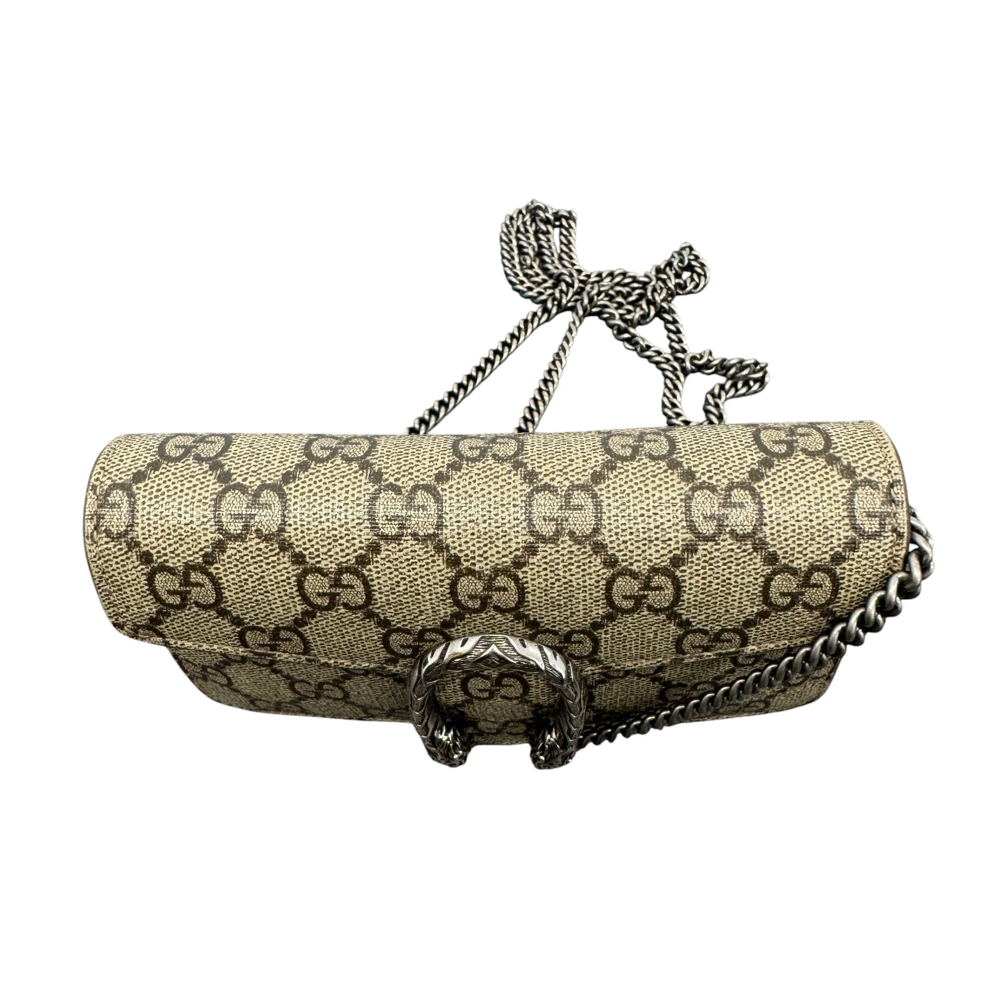 Women's Dionysus Super Mini Bag Beige - Image 6