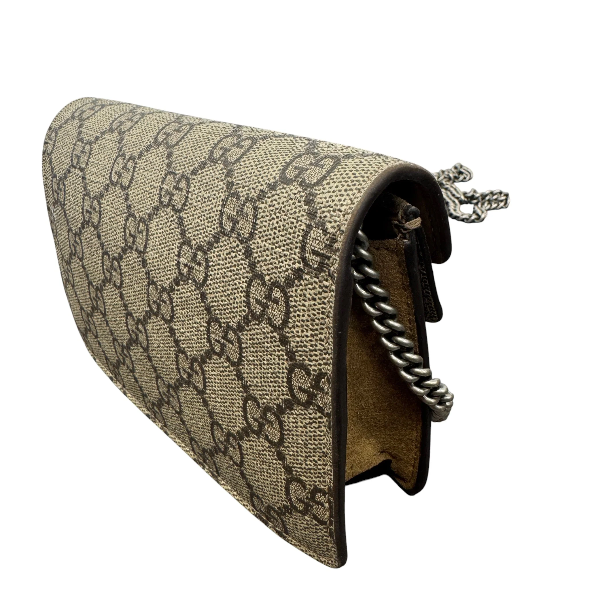 Women's Dionysus Super Mini Bag Beige - Image 8