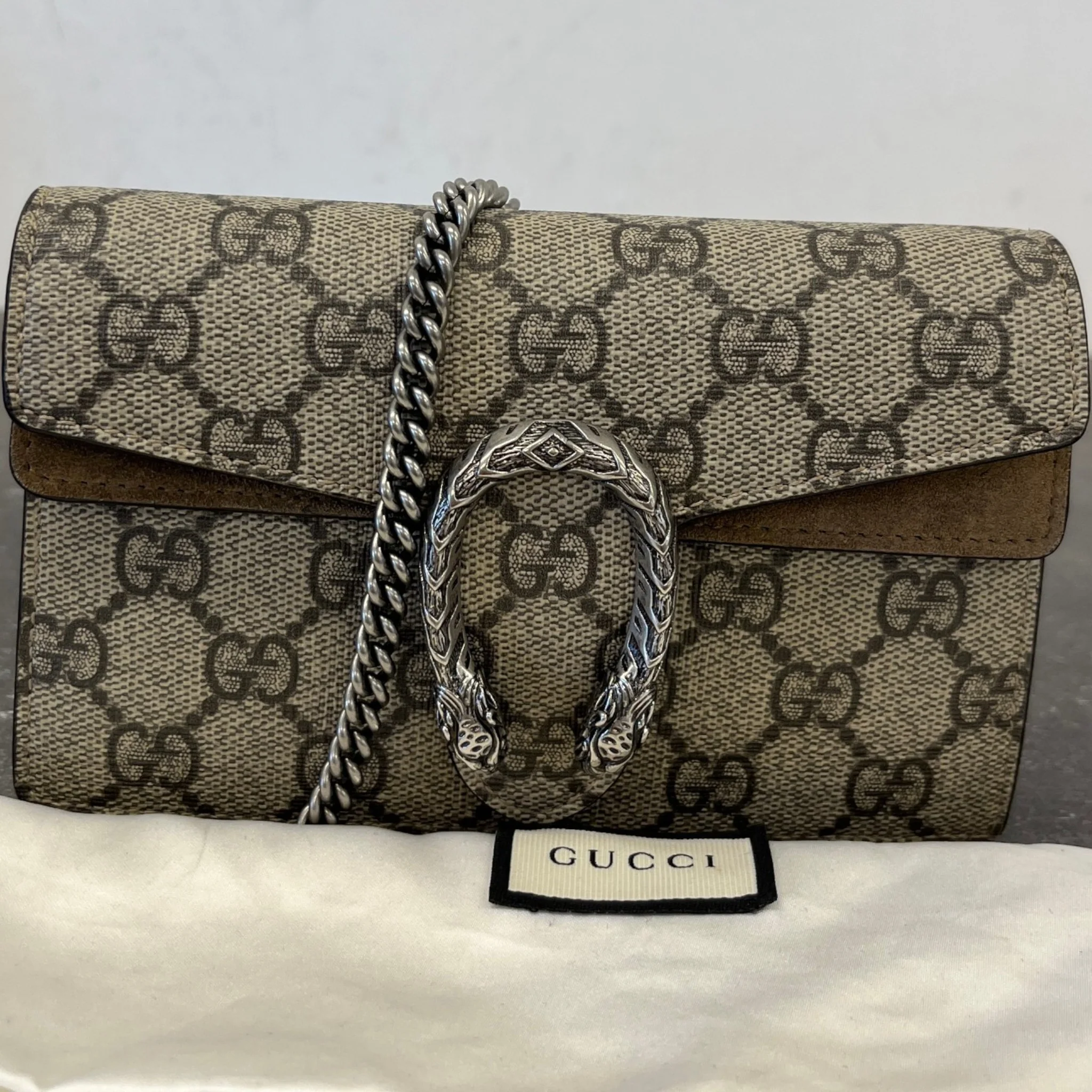 Women's Dionysus Super Mini Bag Beige - Image 13