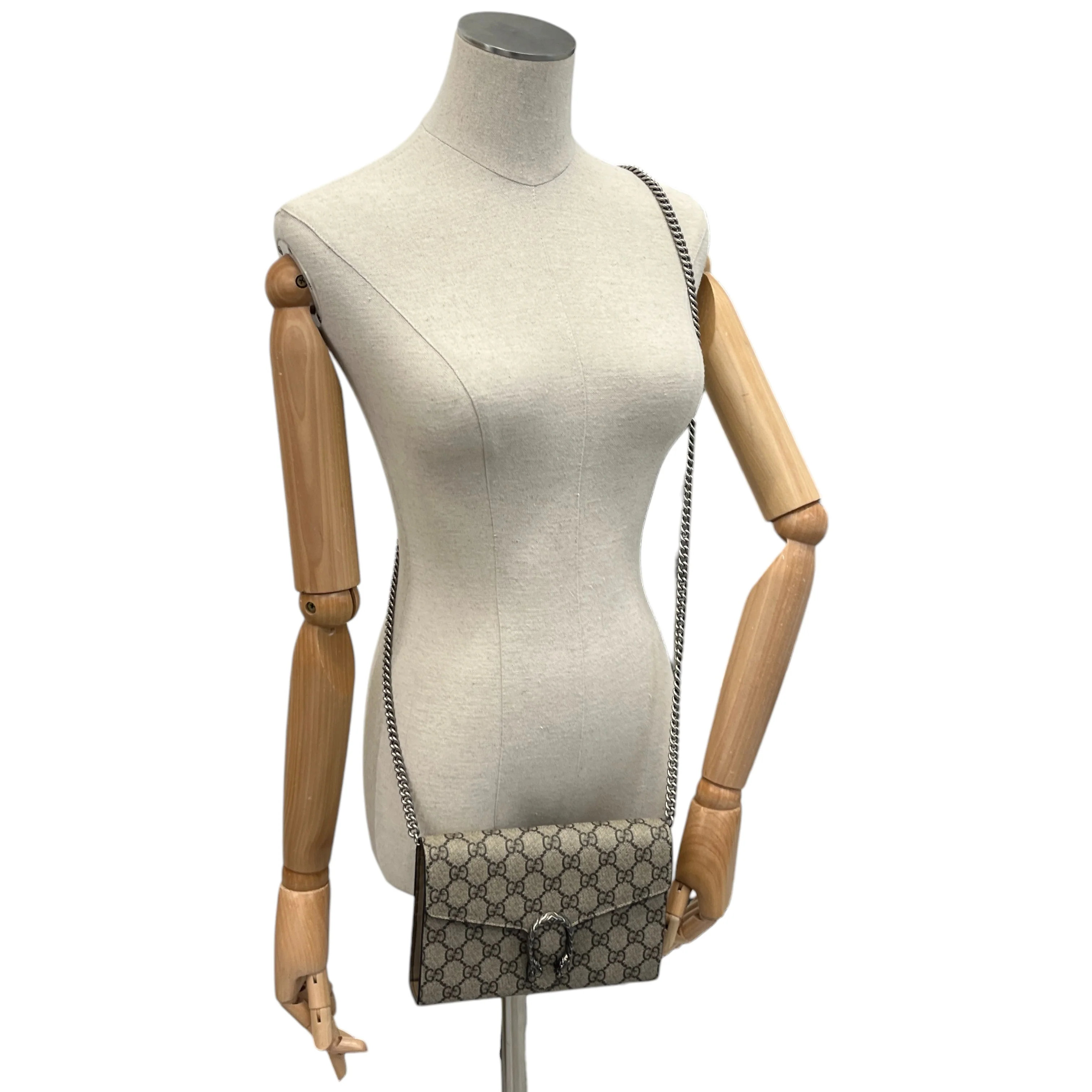 Women's Dionysus Wallet On Chain Bag Beige - Image 2
