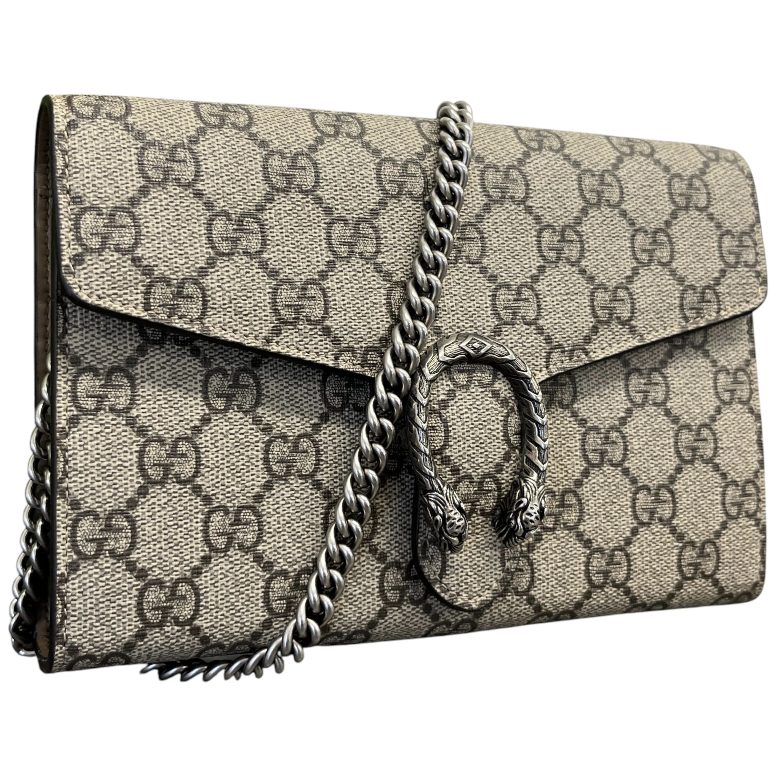 Women's Dionysus Wallet On Chain Bag Beige - Image 4