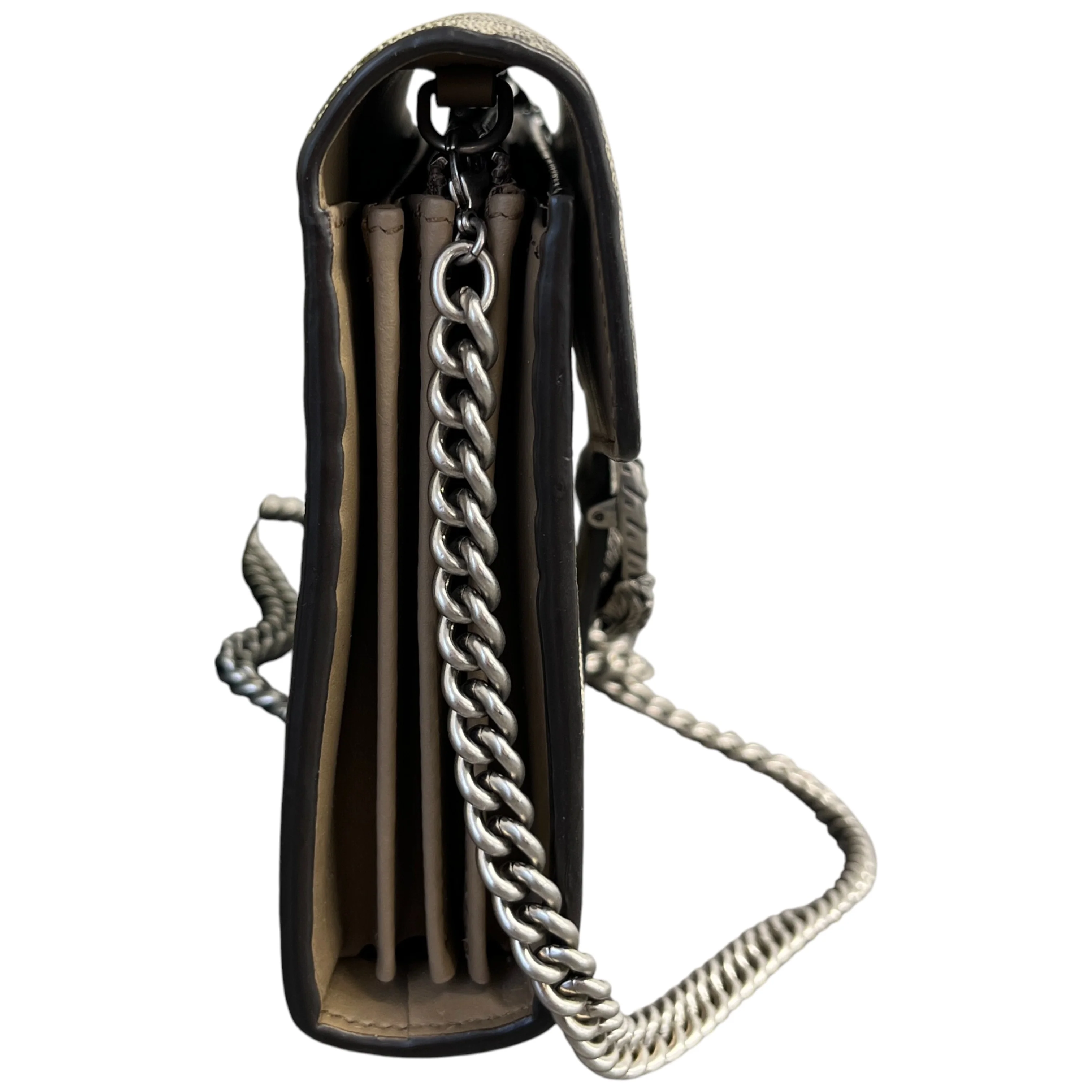 Women's Dionysus Wallet On Chain Bag Beige - Image 6