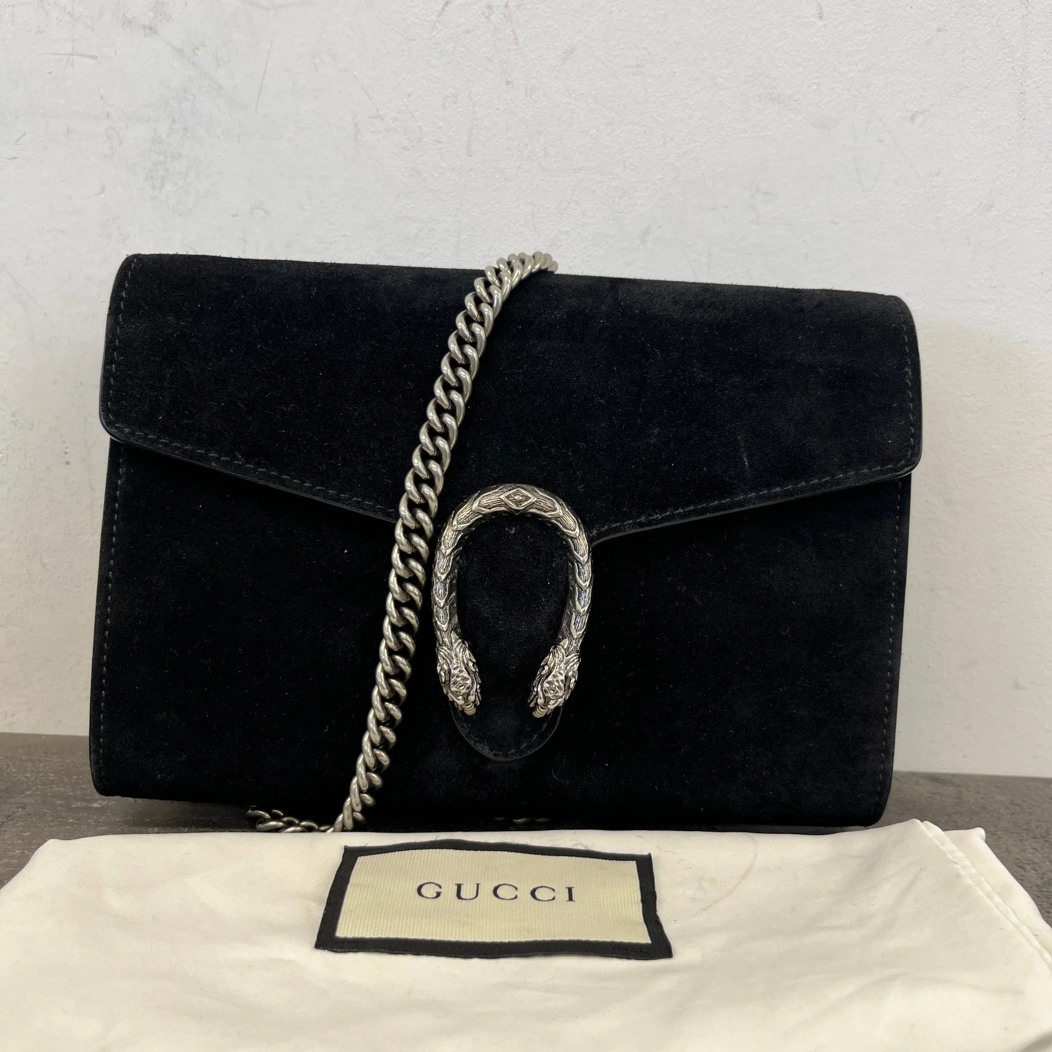 Women's Dionysus Wallet On Chain Woc Bag Black - Image 12