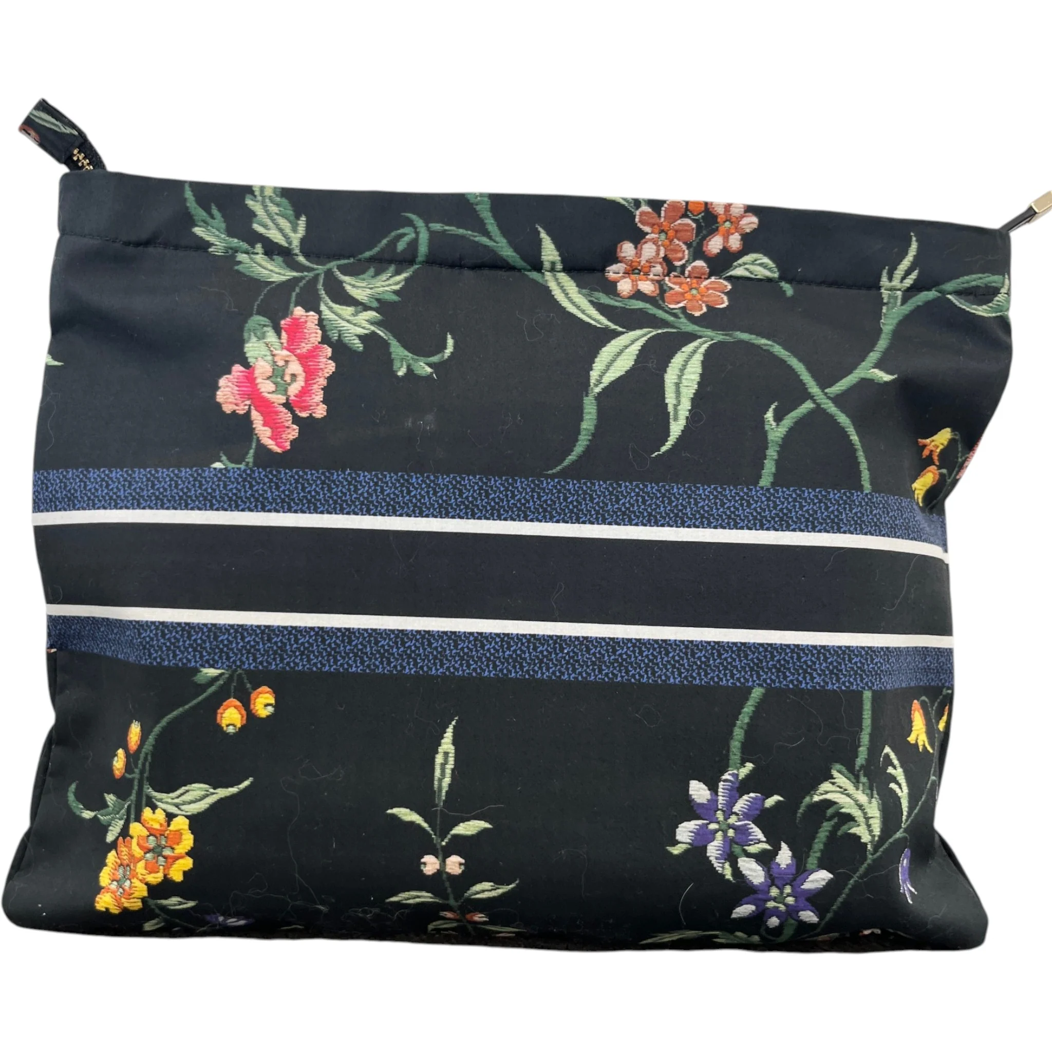 Women's Diortravel Floral Print Pouch Navy - Image 2