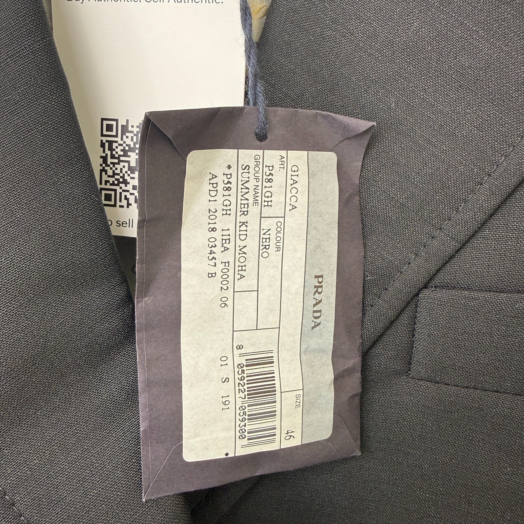 Women's Double Breasted Belted Blazer Jacket Black Size M - Image 6