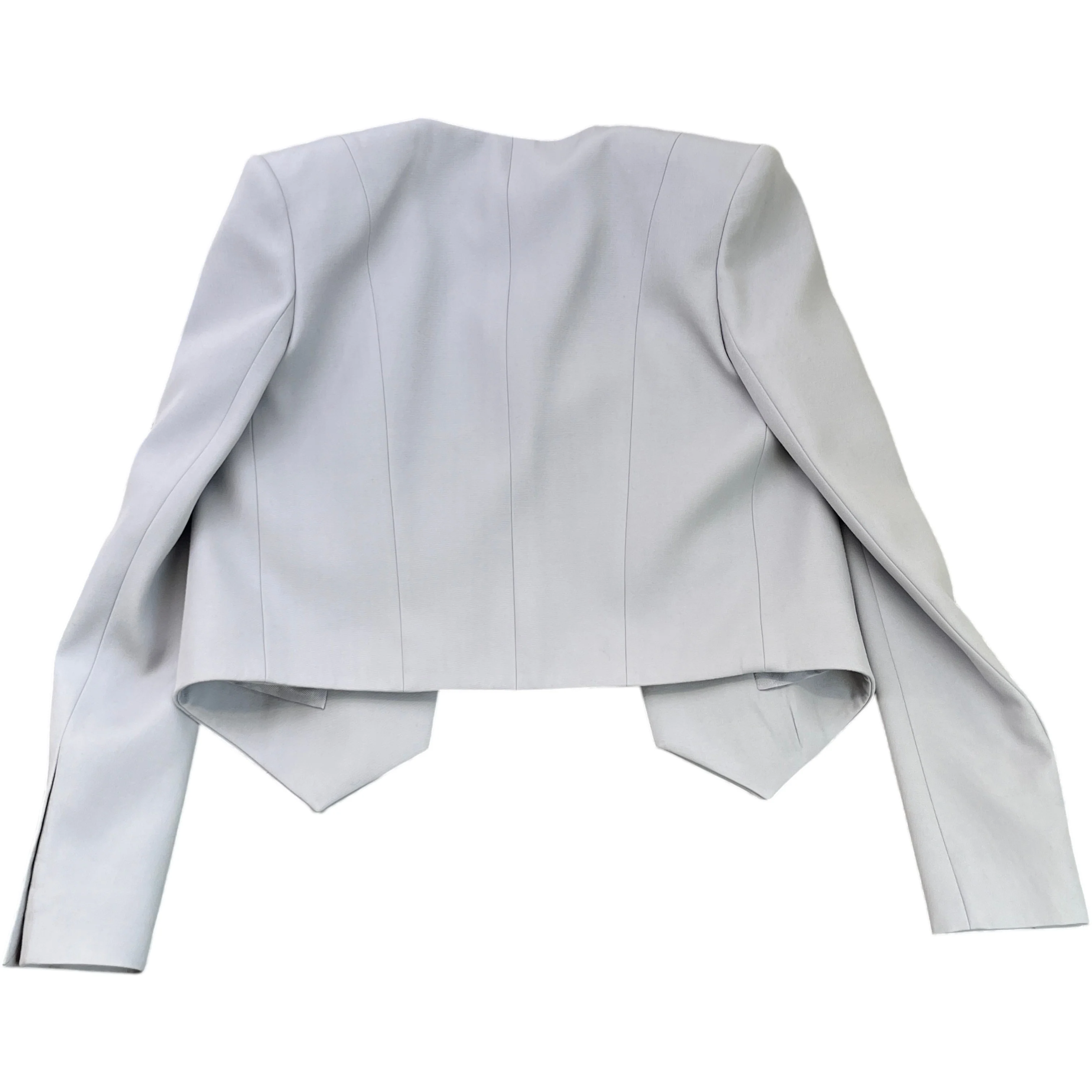 Women's Double Breasted Blazer Jacket Blue Size S - Image 2