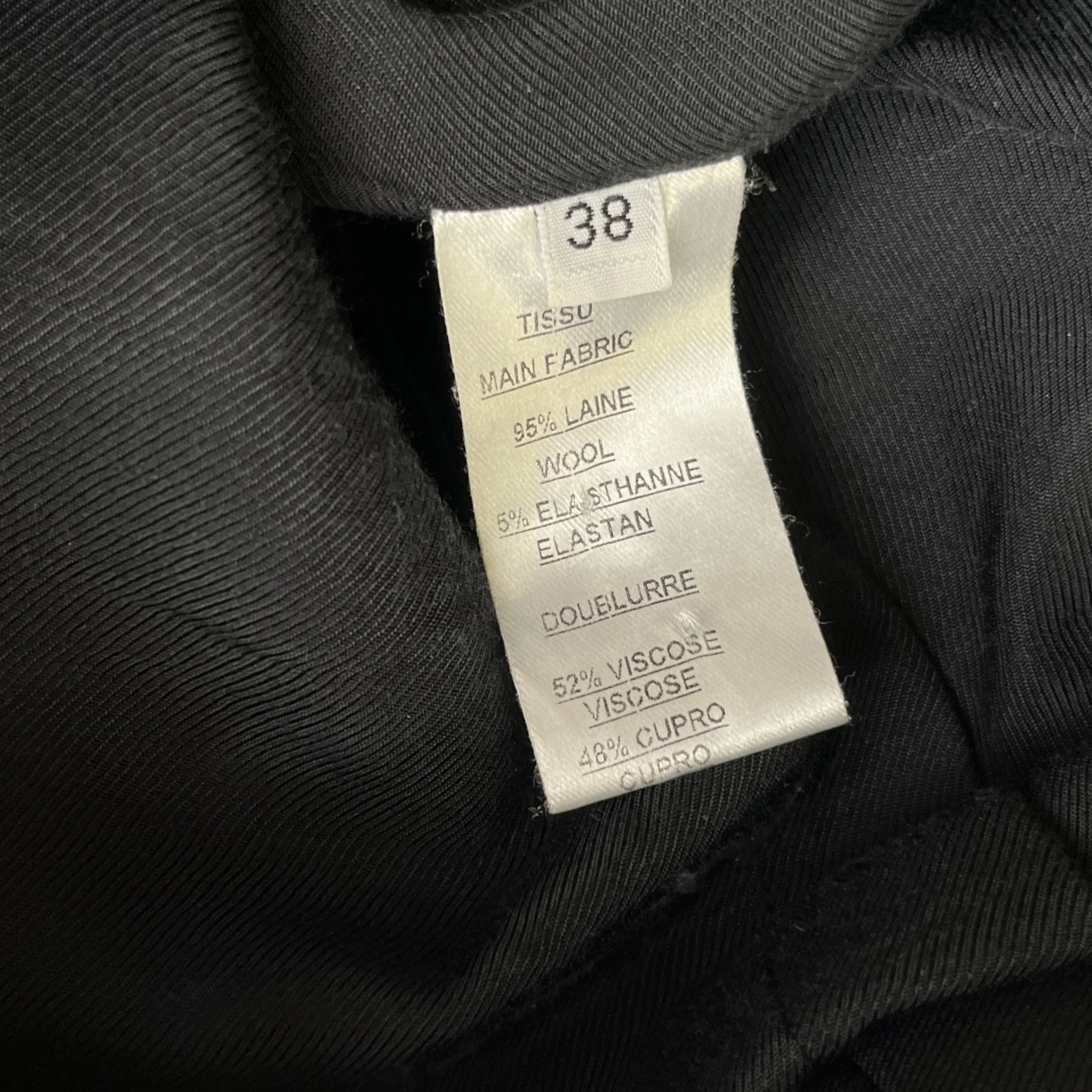 Women's Double Breasted Jacket Black Size IT 38 / UK 6 - Image 7