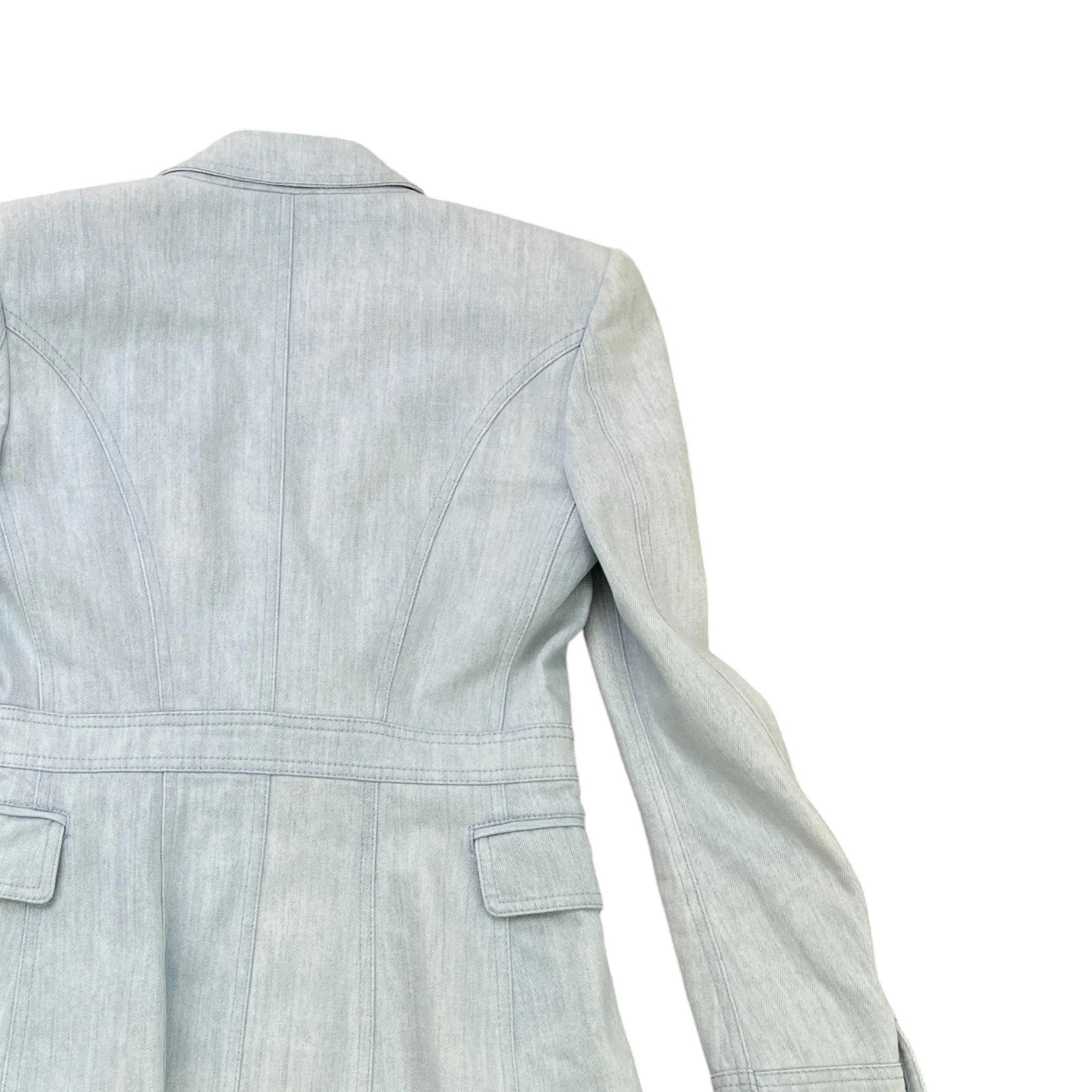 Women's Double Breasted Jacket Blue Size IT 38 / UK 6 - Image 4