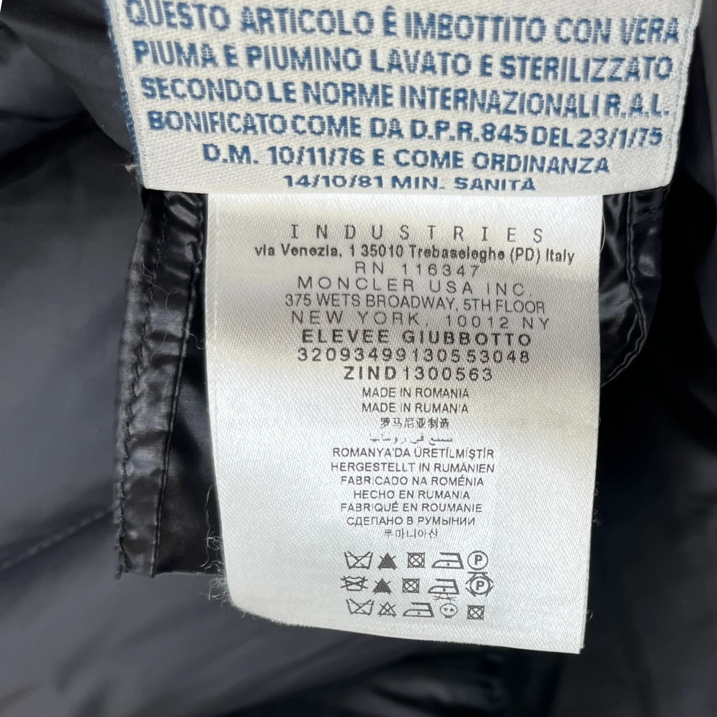 Women's Elevee Down Jacket Black Size 3 / UK 14 - Image 8