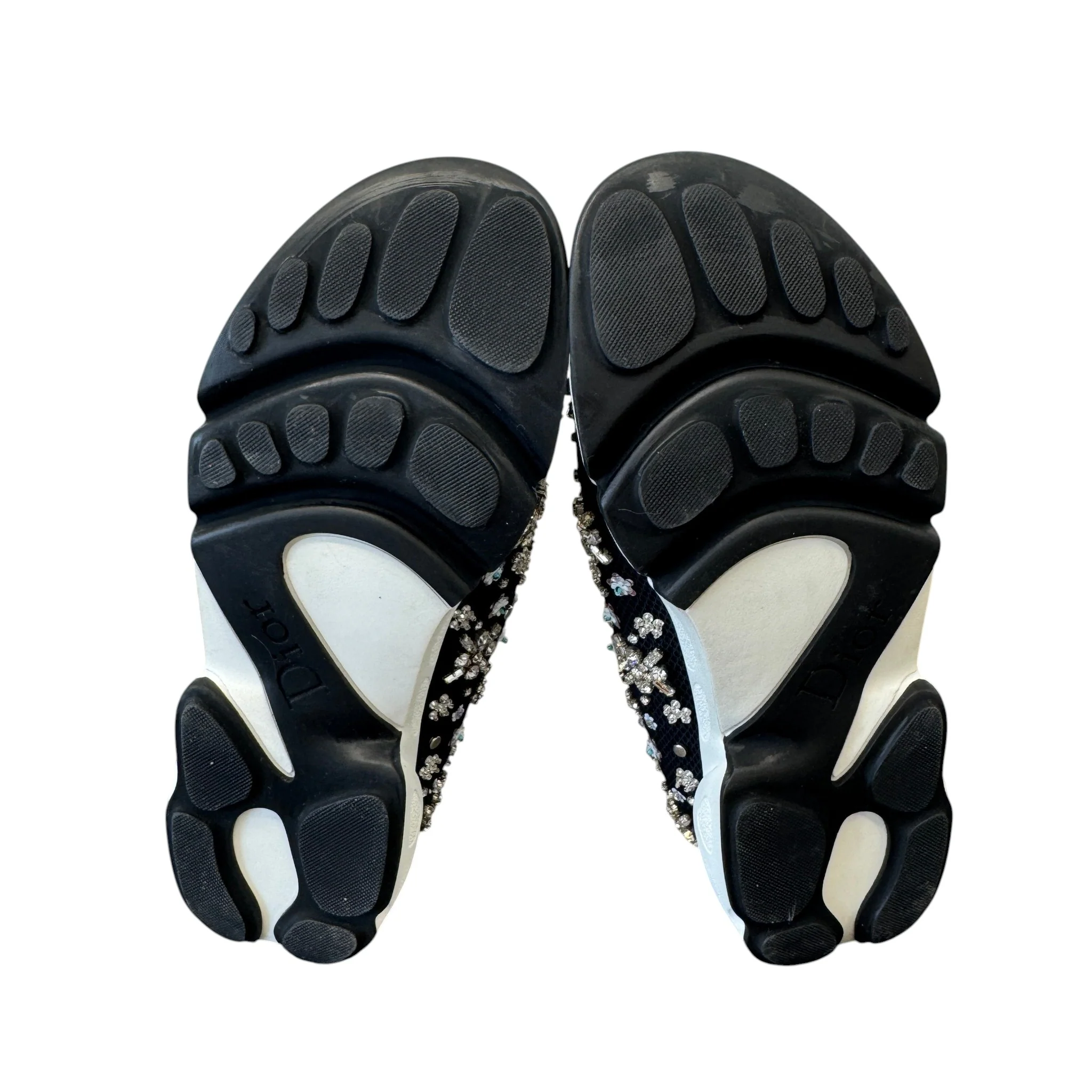Women's Embellished Low Trainers Black Size EU 36.5 / UK 3.5 - Image 10