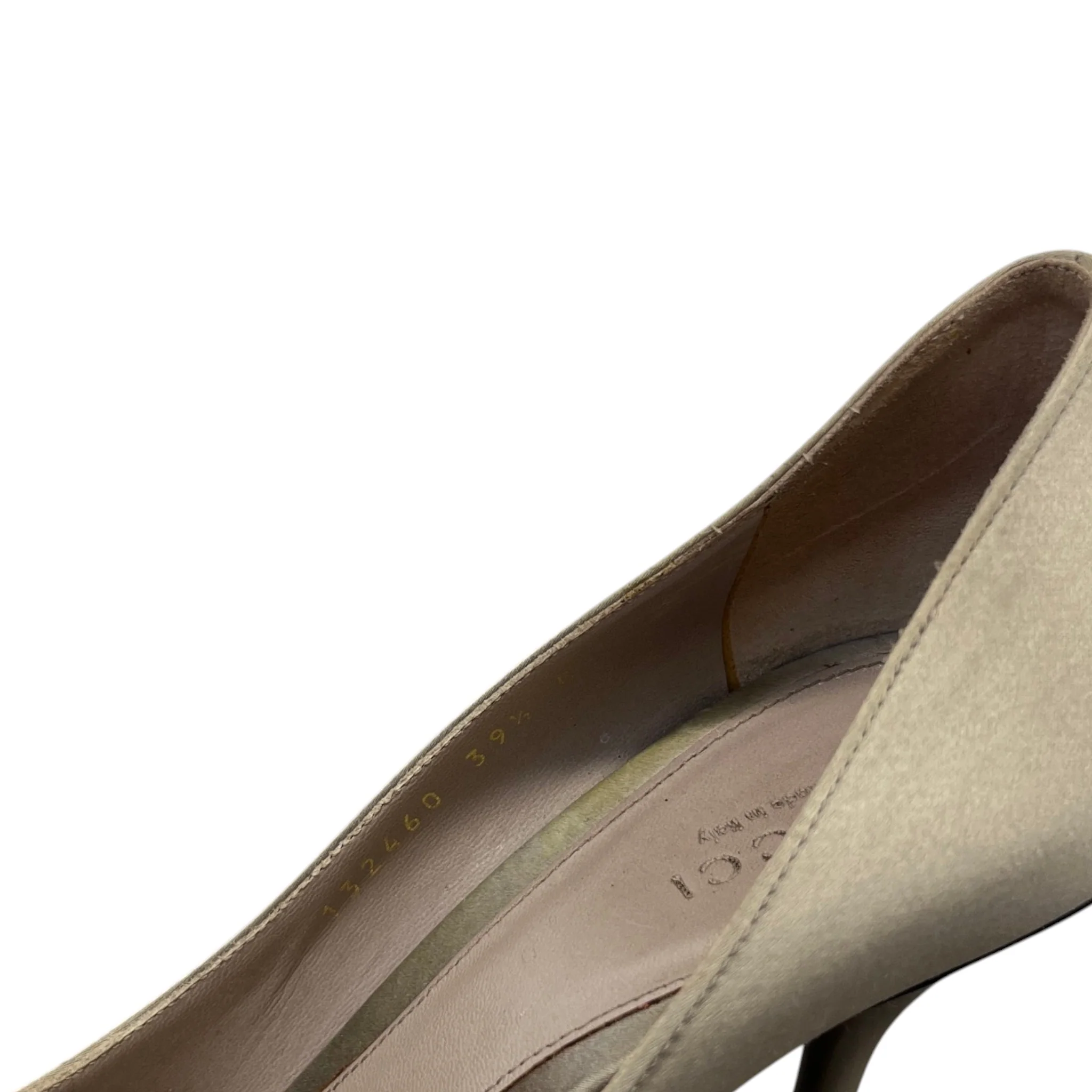 Women's Embroidered Hoursebit Heels Silver Size EU 39.5 / UK 6.5 - Image 11