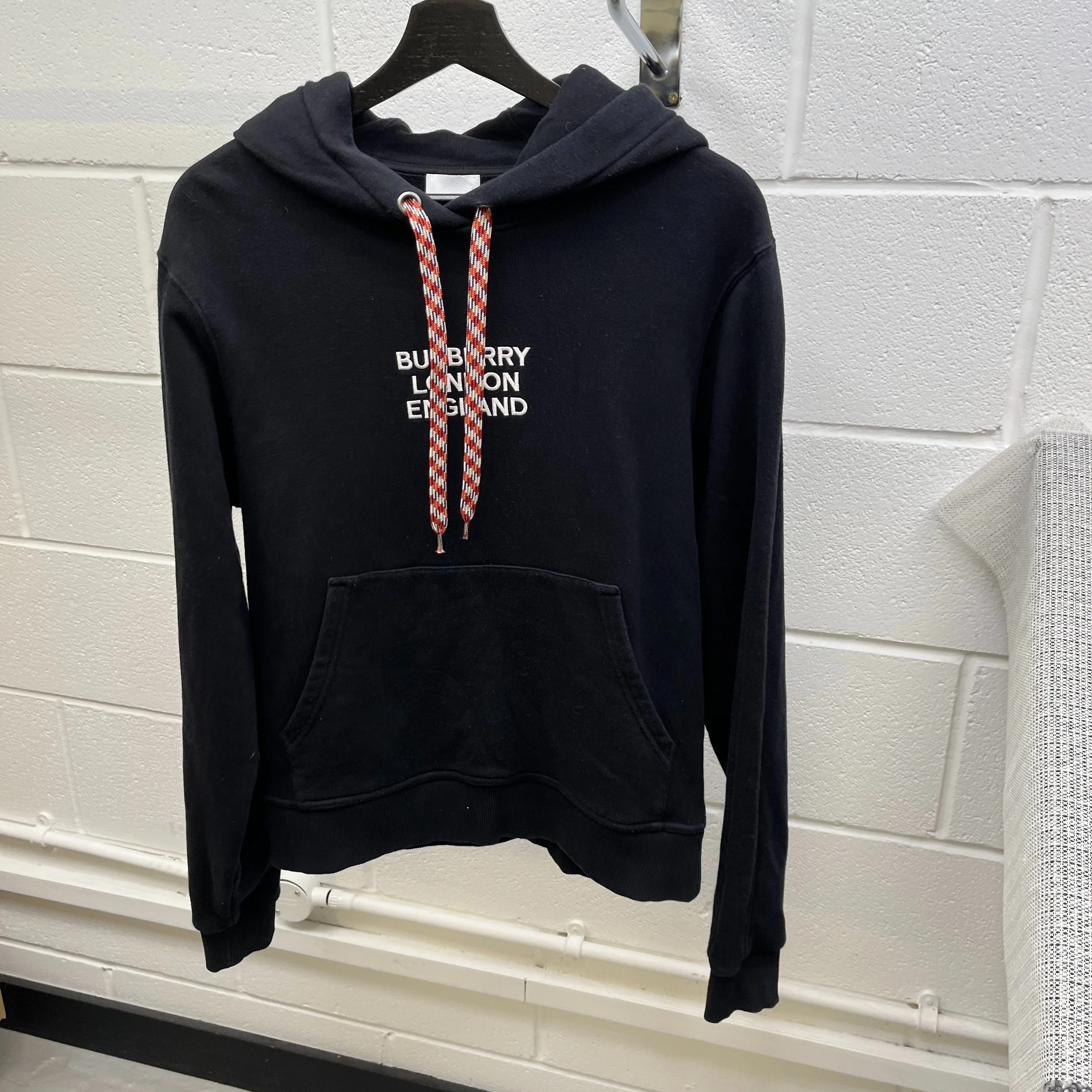 Women's Embroidered Logo Hoodie Black Size XS - Image 6