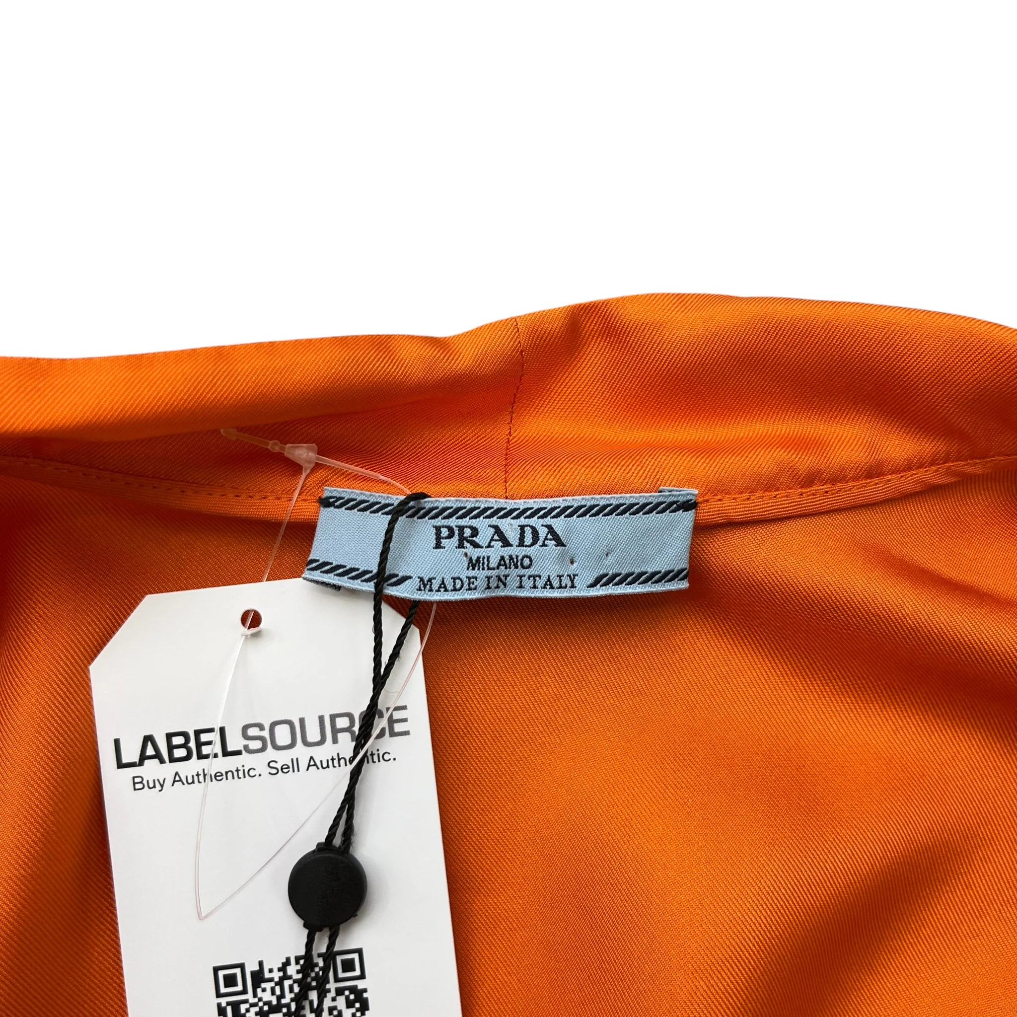 Women's Embroidered Logo Set Full Tracksuit Orange Size S - Image 11