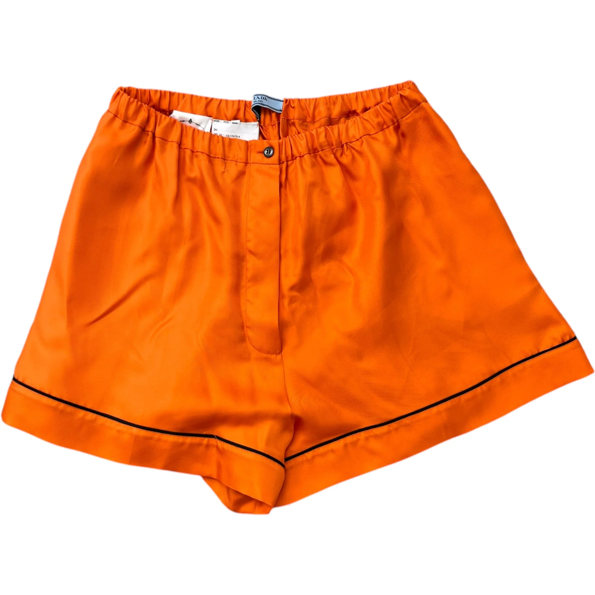 Women's Embroidered Logo Set Full Tracksuit Orange Size S - Image 7