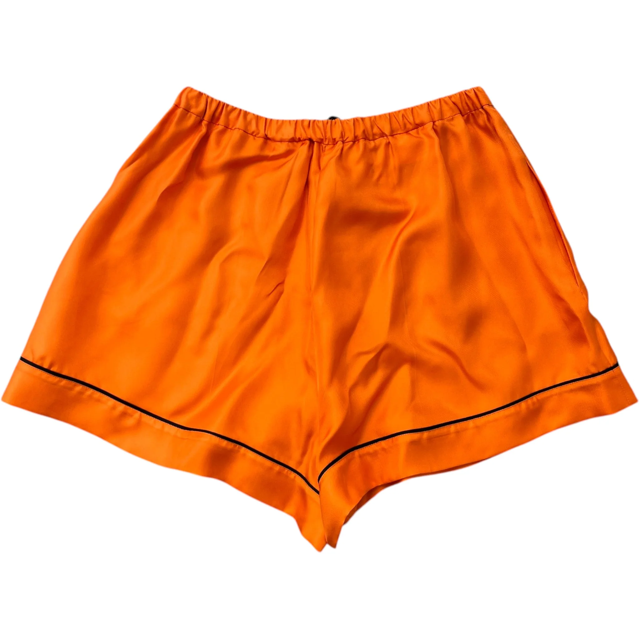 Women's Embroidered Logo Set Full Tracksuit Orange Size S - Image 8