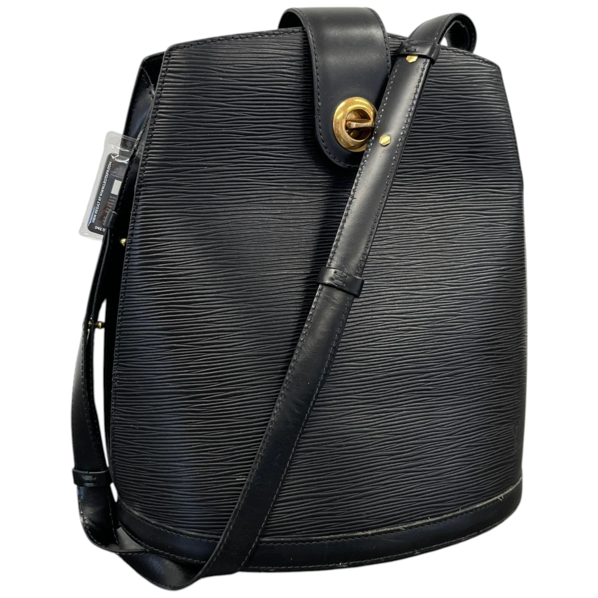 Women's Epi Cluny Shoulder Bag Black - Image 4