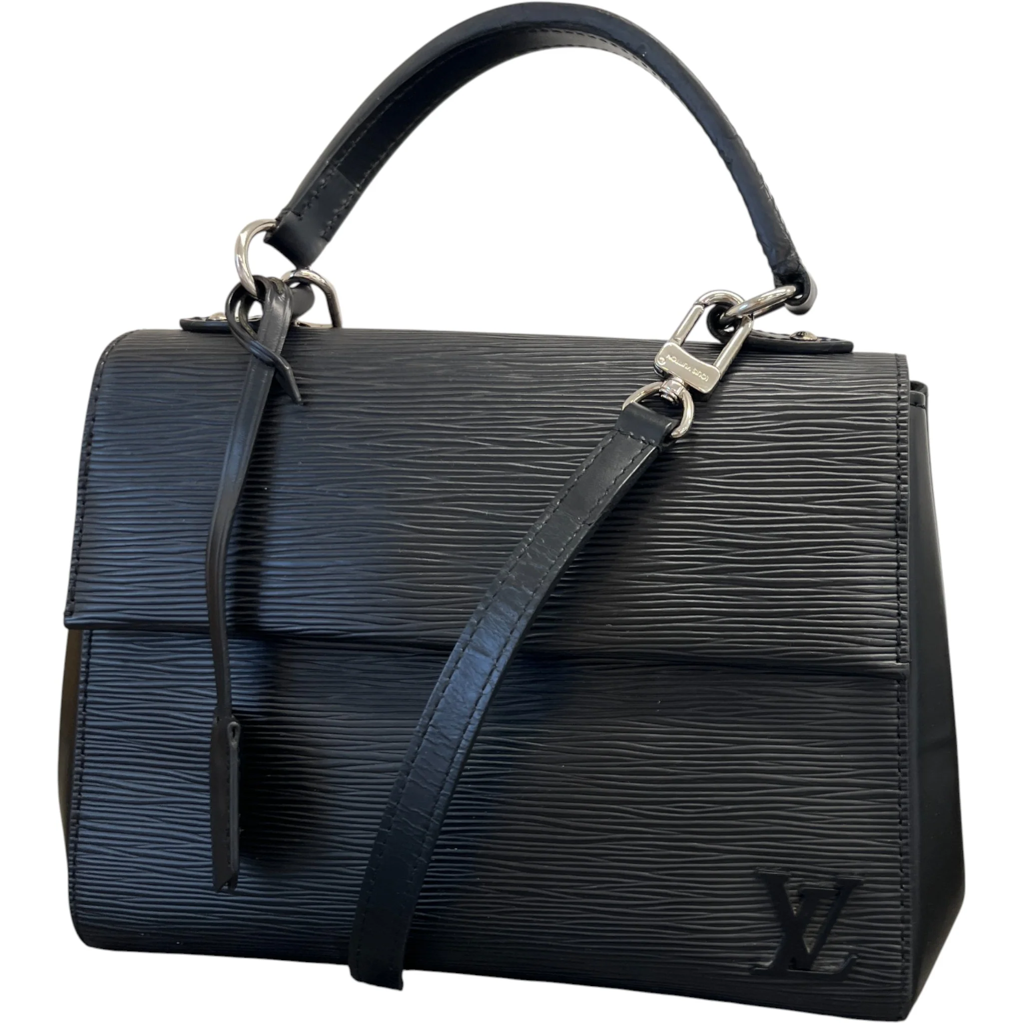 Women's Epi Leather Cluny Bb Bag Black - Image 4
