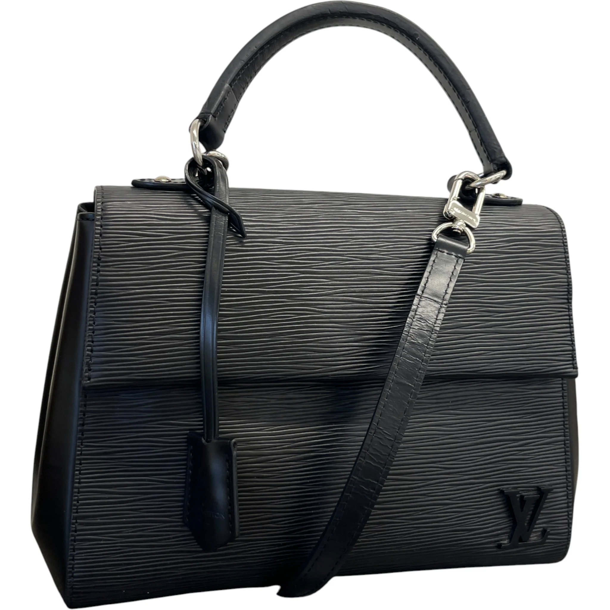 Women's Epi Leather Cluny Bb Bag Black - Image 5