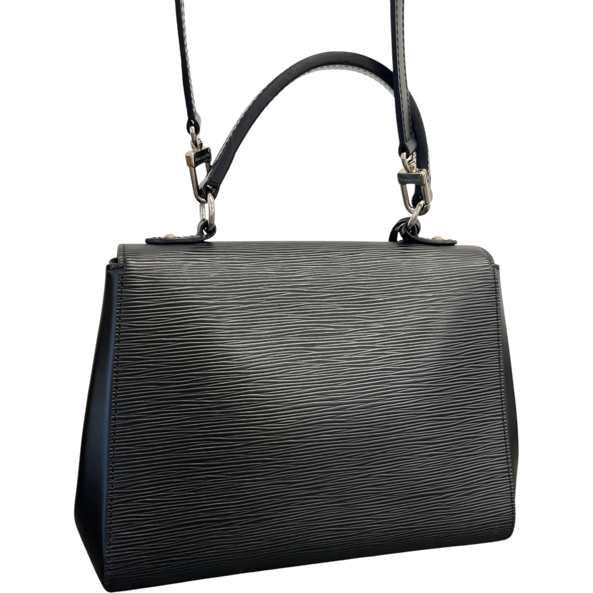 Women's Epi Leather Cluny Bb Bag Black - Image 8