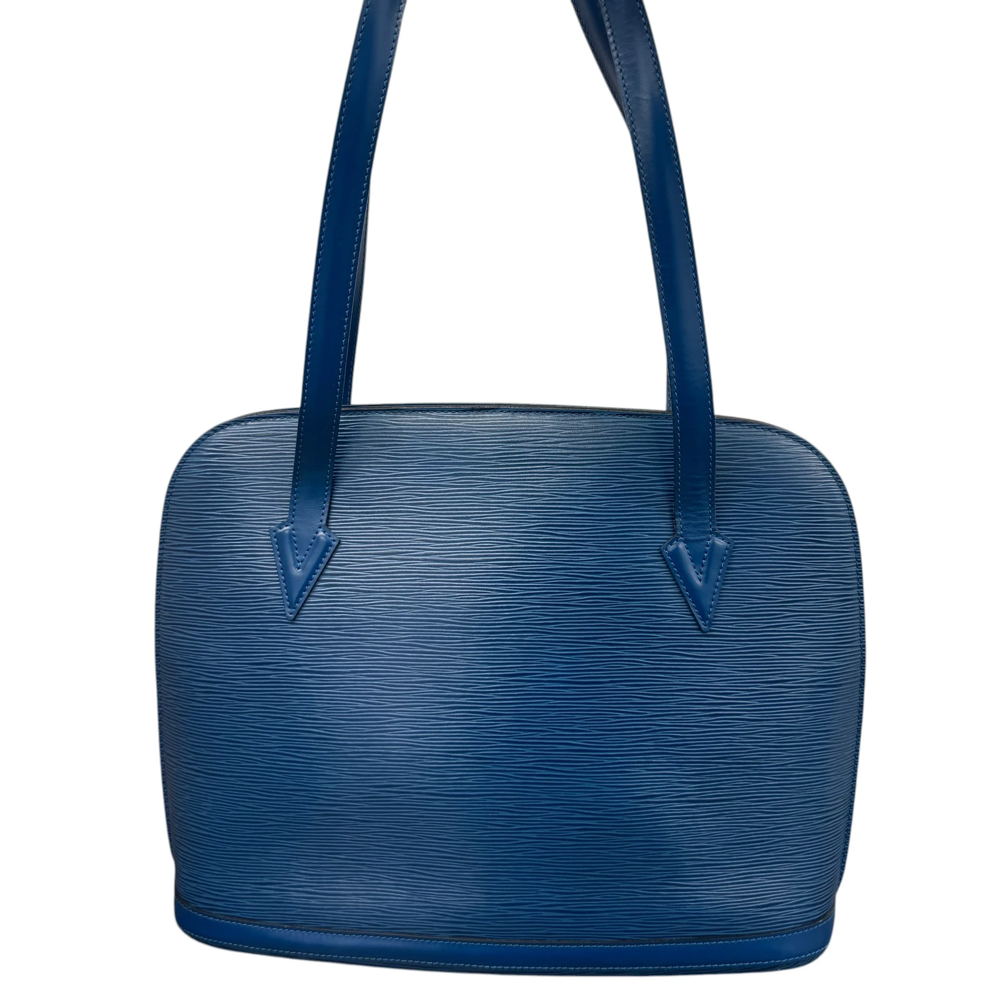 Women's Epi Leather Lussac Bag Blue - Image 3