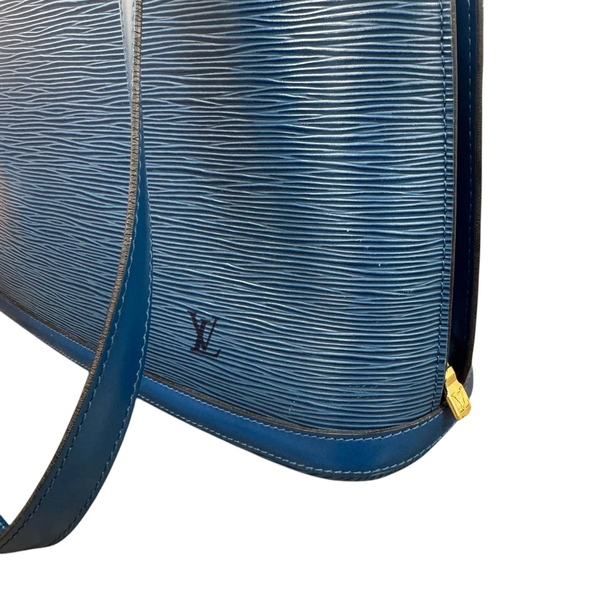 Women's Epi Leather Lussac Bag Blue - Image 9