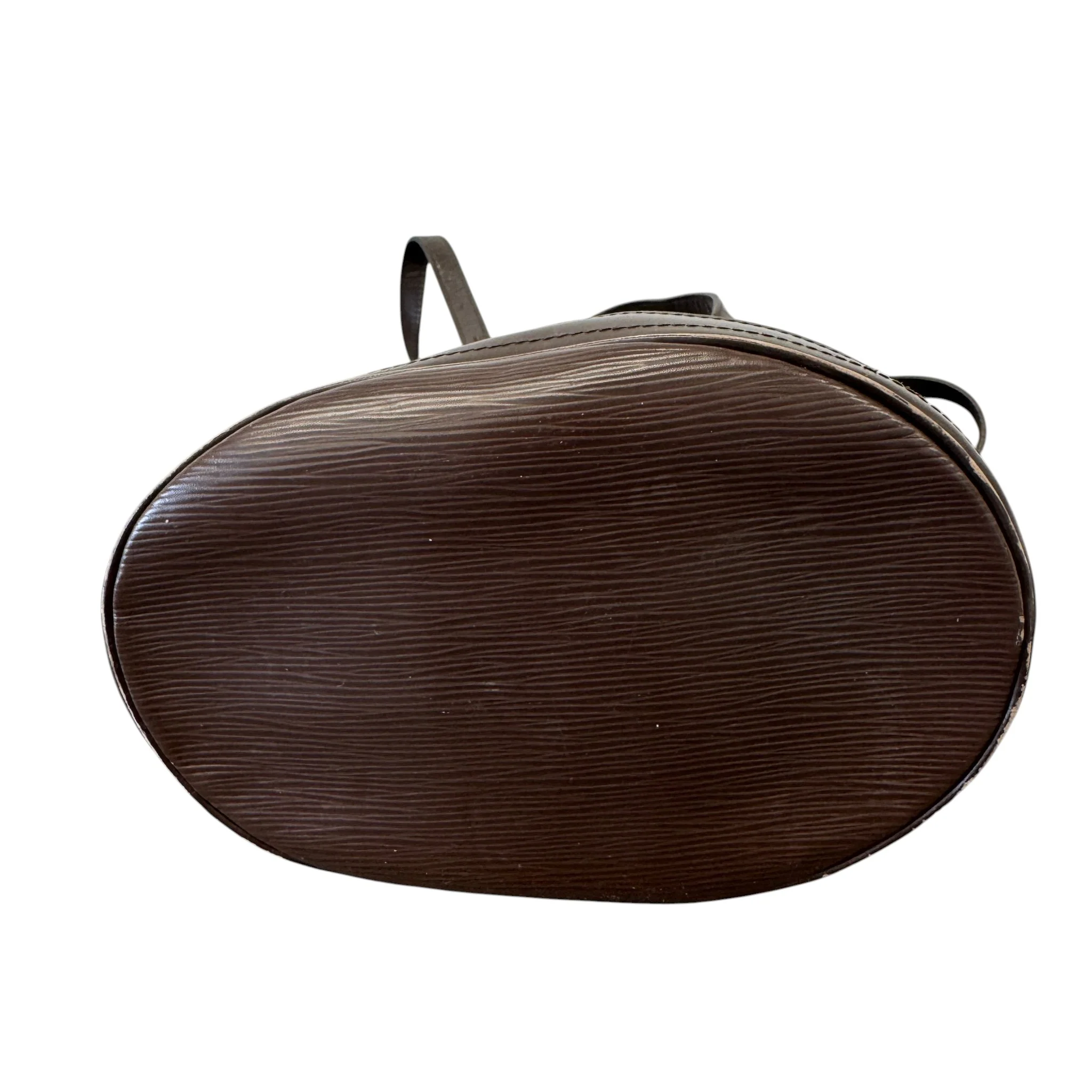 Women's Epi Petit Bucket Bag Brown - Image 11