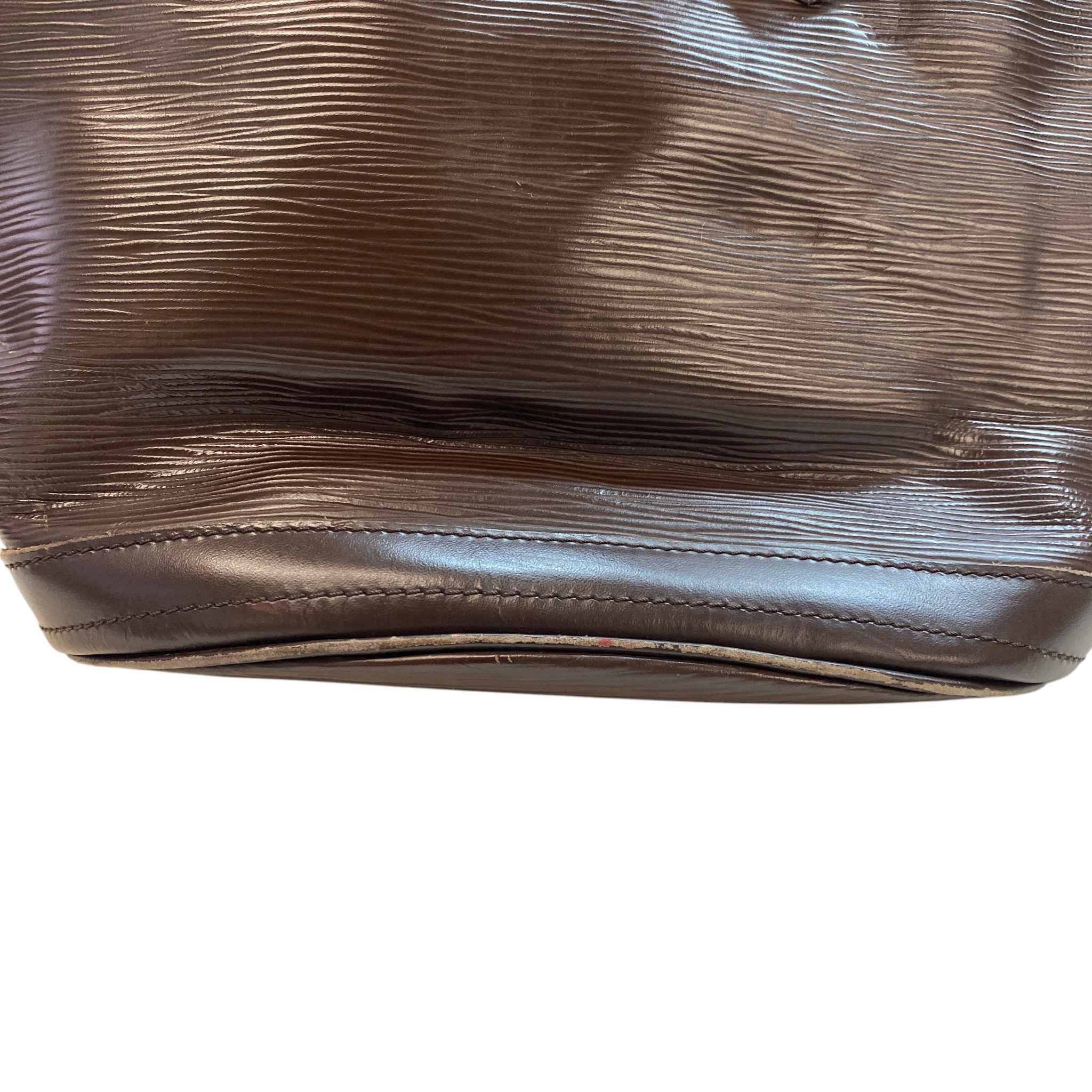 Women's Epi Petit Bucket Bag Brown - Image 15