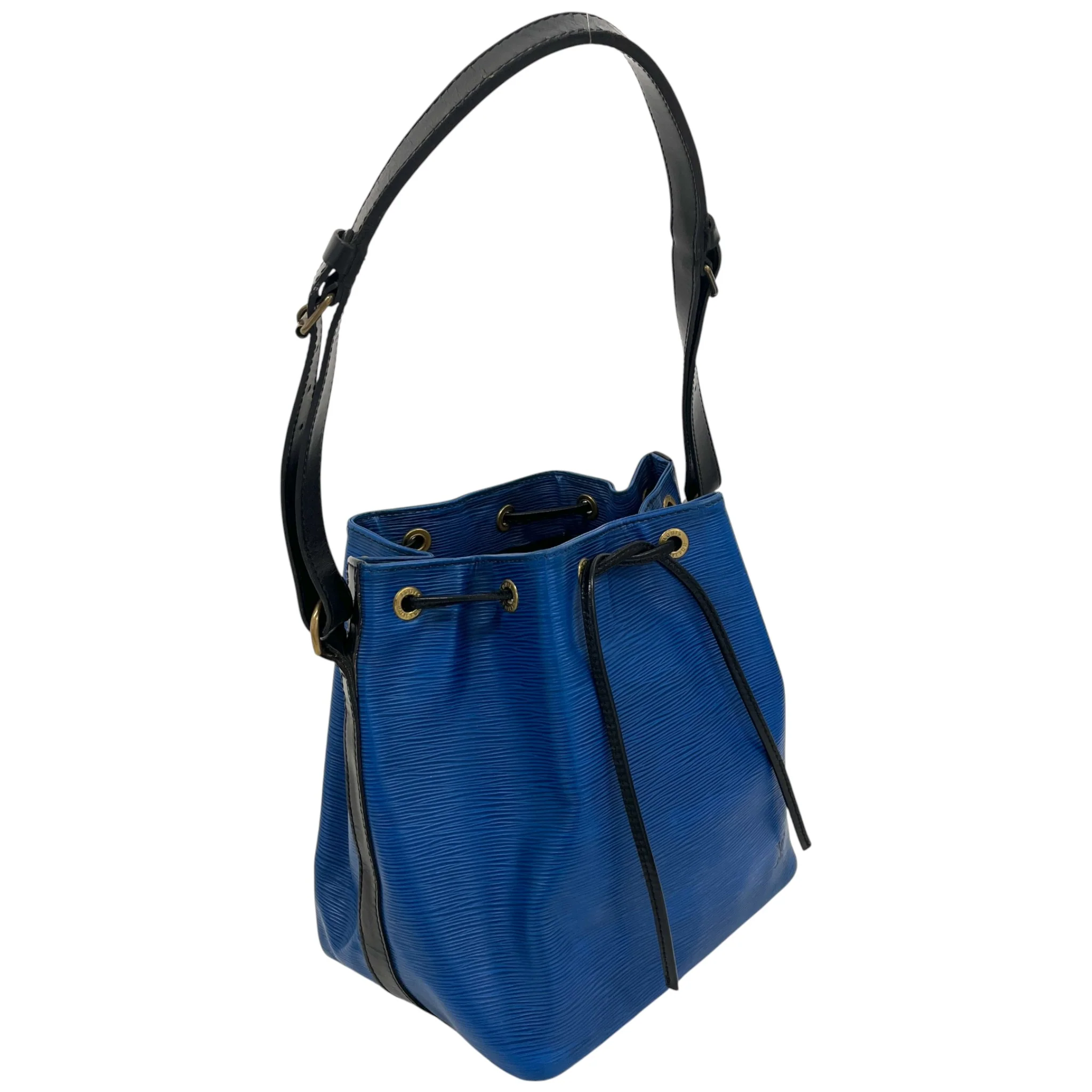 Women's Epi Petit Noé Bag Blue - Image 3