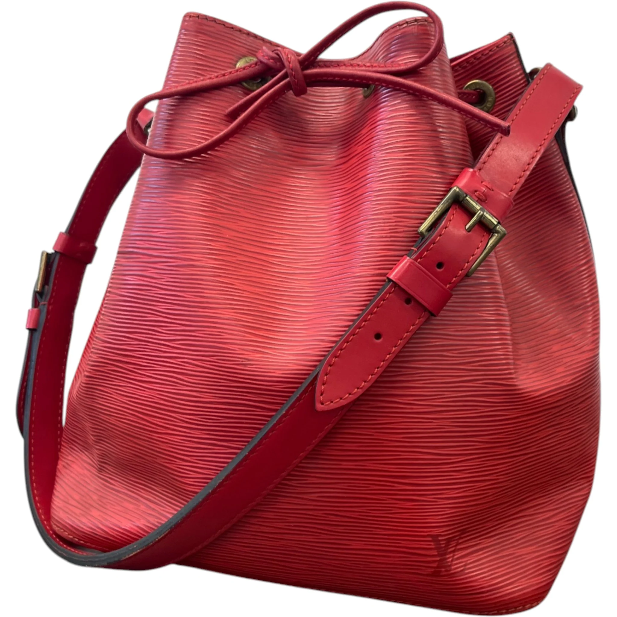 Women's Epi Petit Noé Bag Red - Image 4