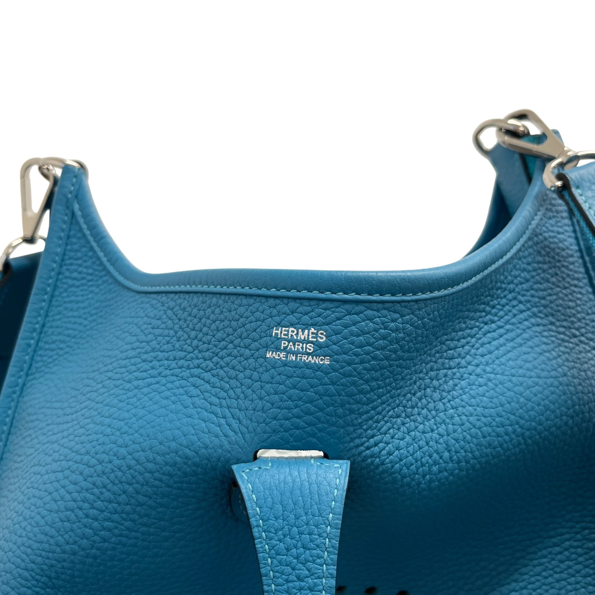 Women's Evelyne 29 Togo Blue Jean Bag Blue - Image 12