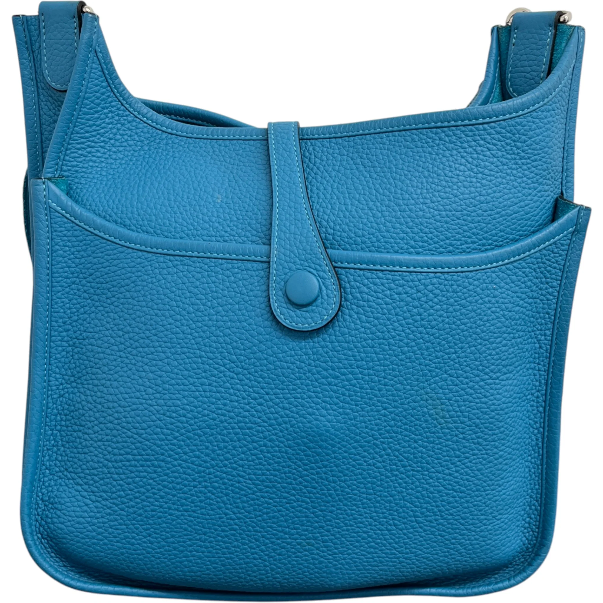 Women's Evelyne 29 Togo Blue Jean Bag Blue - Image 3
