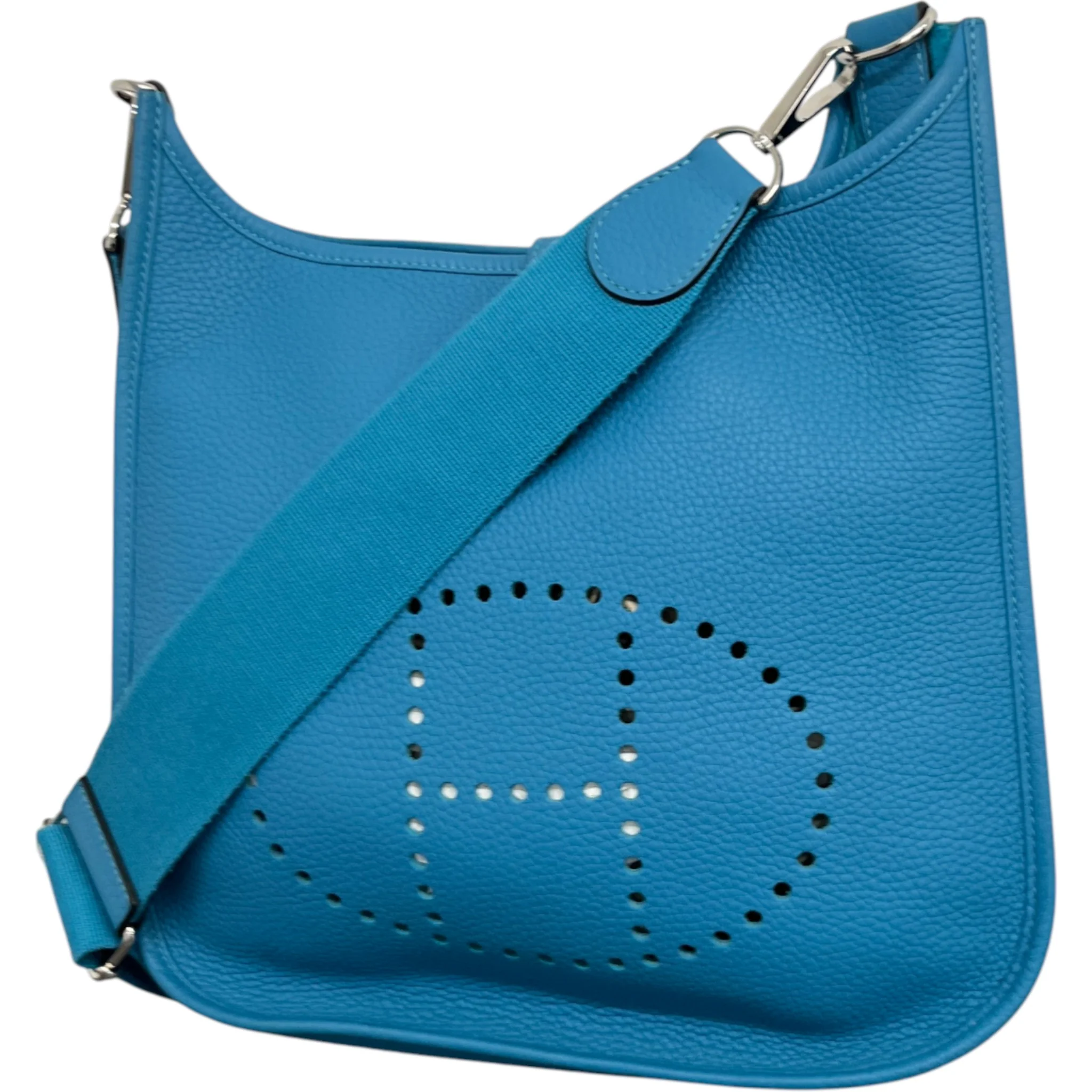 Women's Evelyne 29 Togo Blue Jean Bag Blue - Image 4
