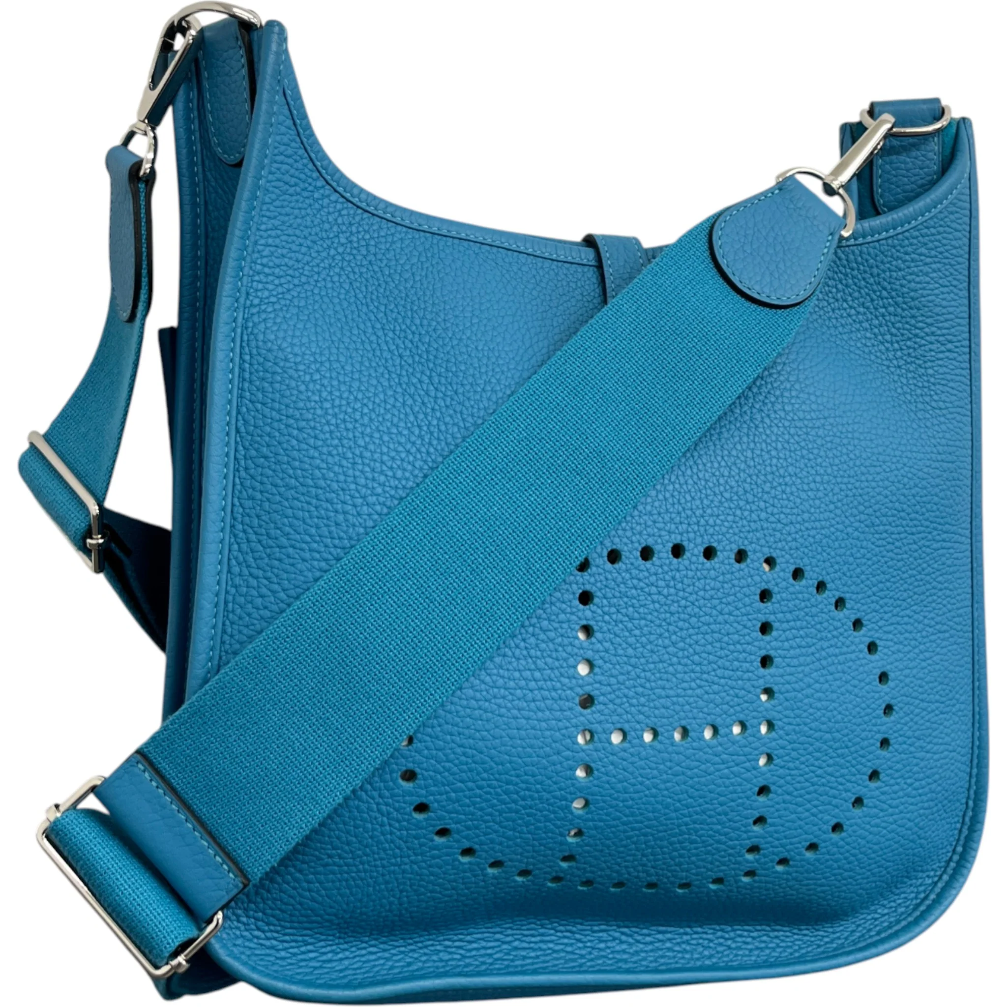 Women's Evelyne 29 Togo Blue Jean Bag Blue - Image 5