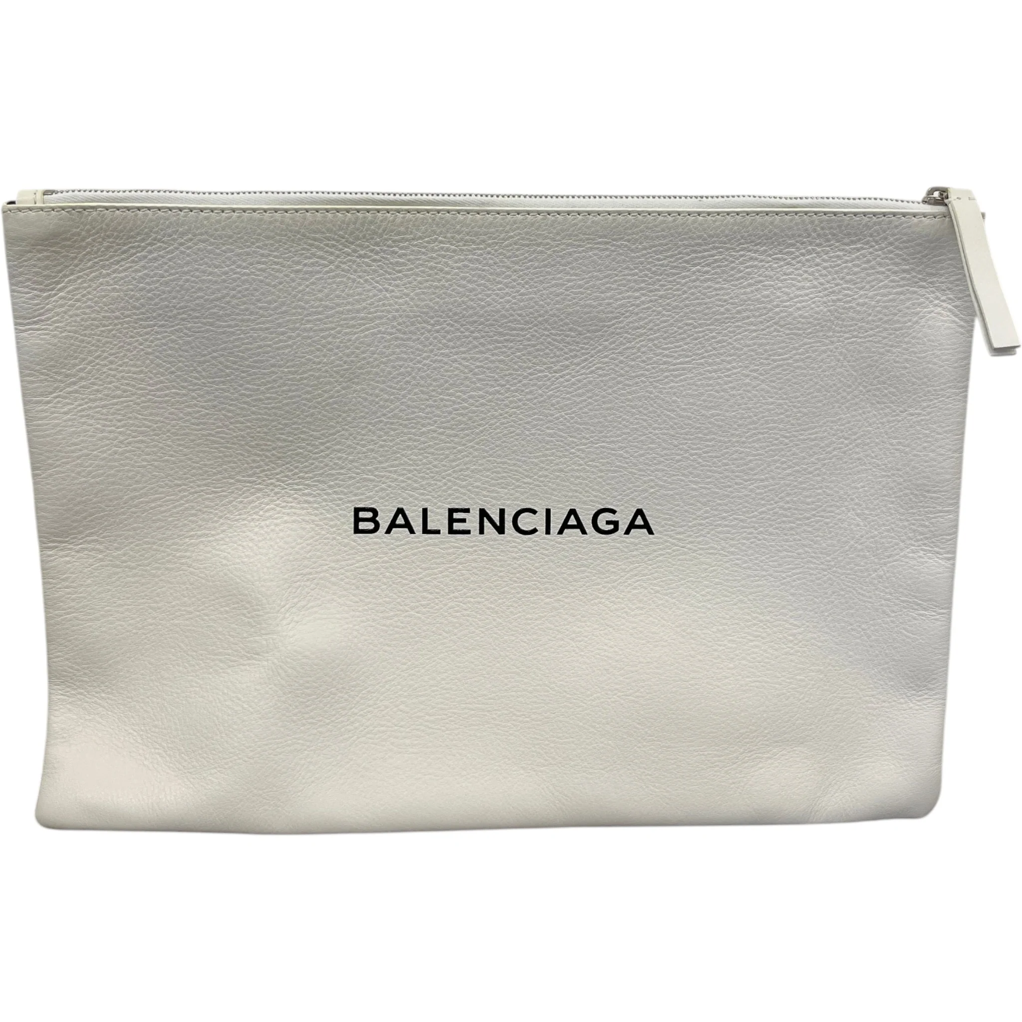 Women's Everyday Logo Print Pouch White