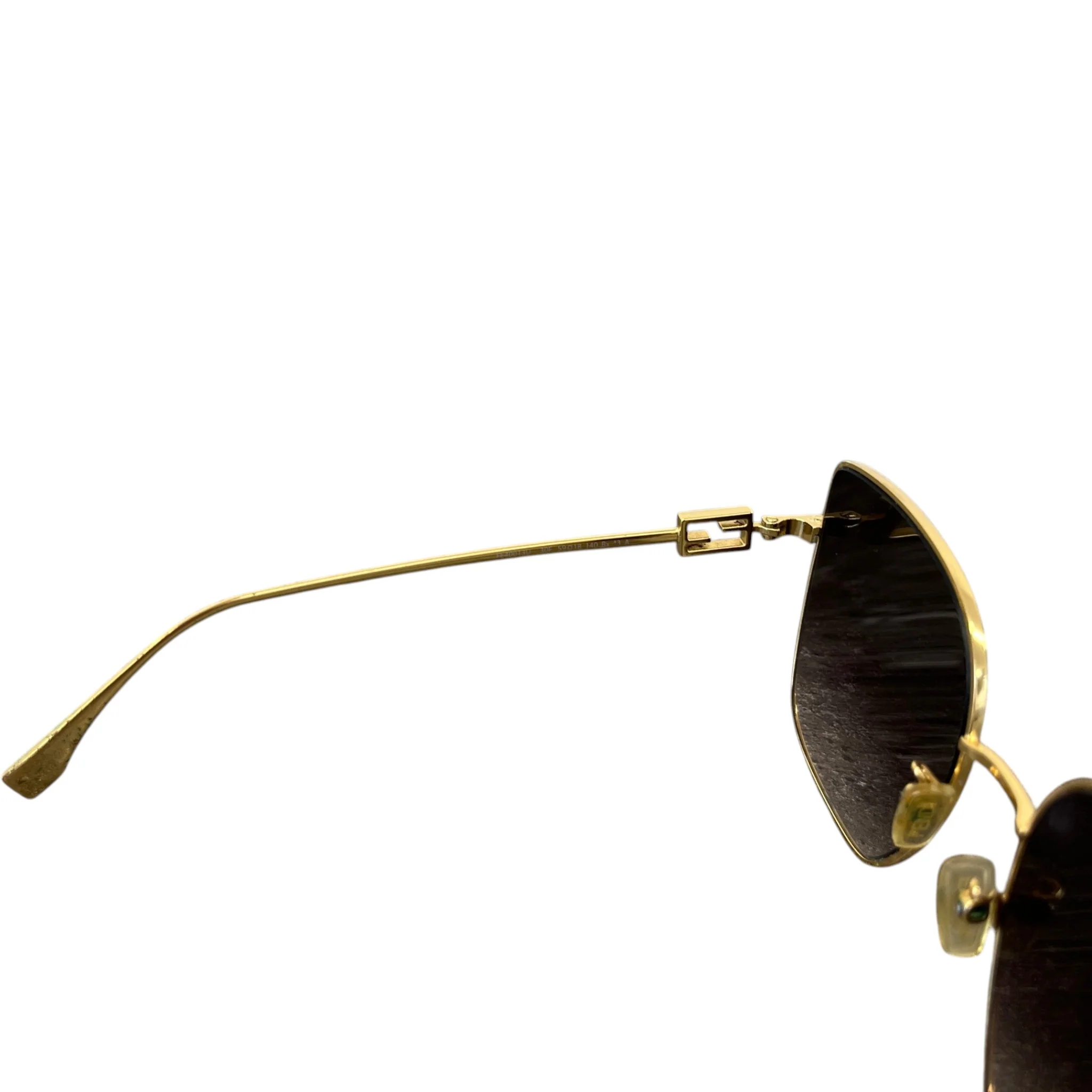 Women's Fe40013U Sunglasses Gold - Image 7