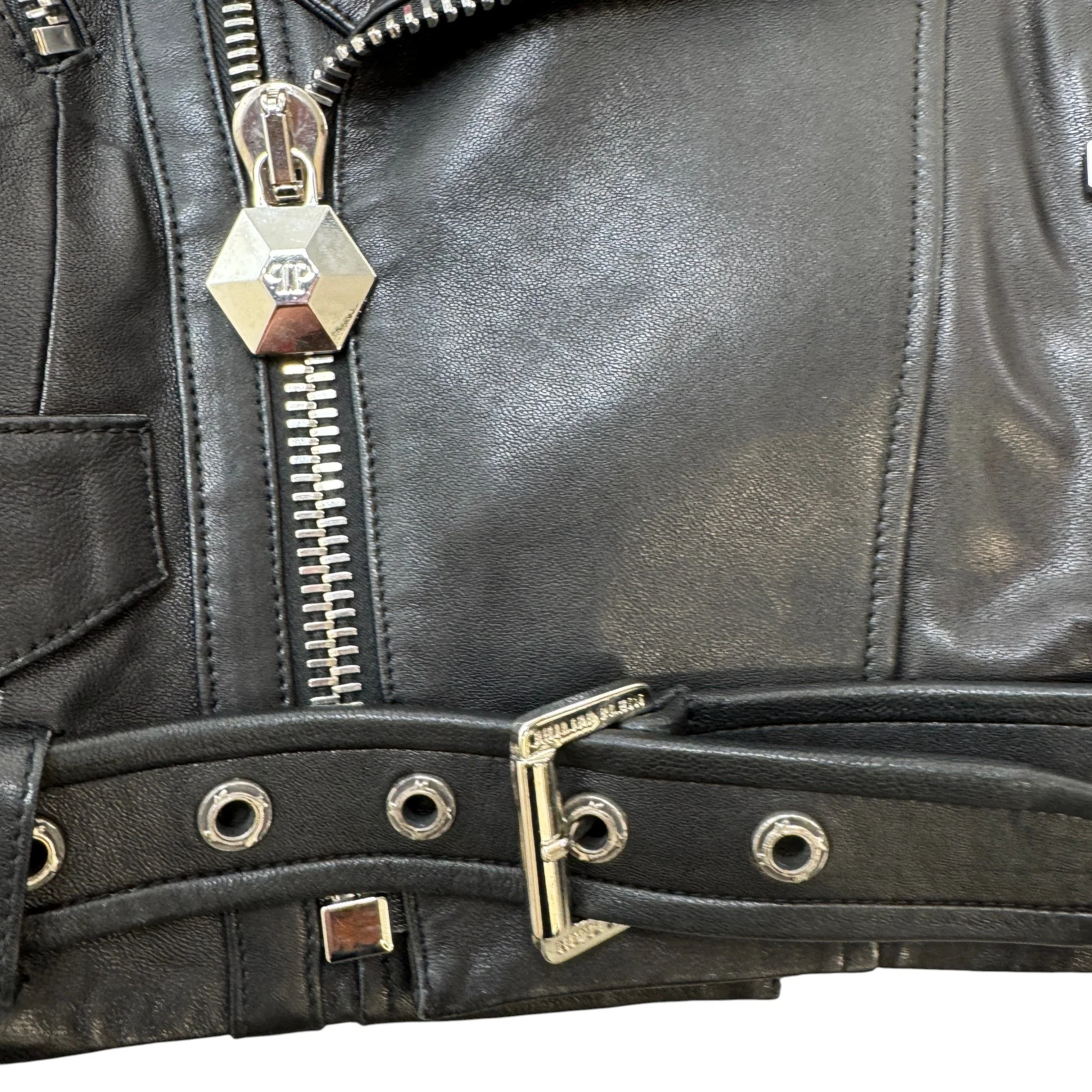 Women's For Love Biker Jacket Black Size S - Image 4