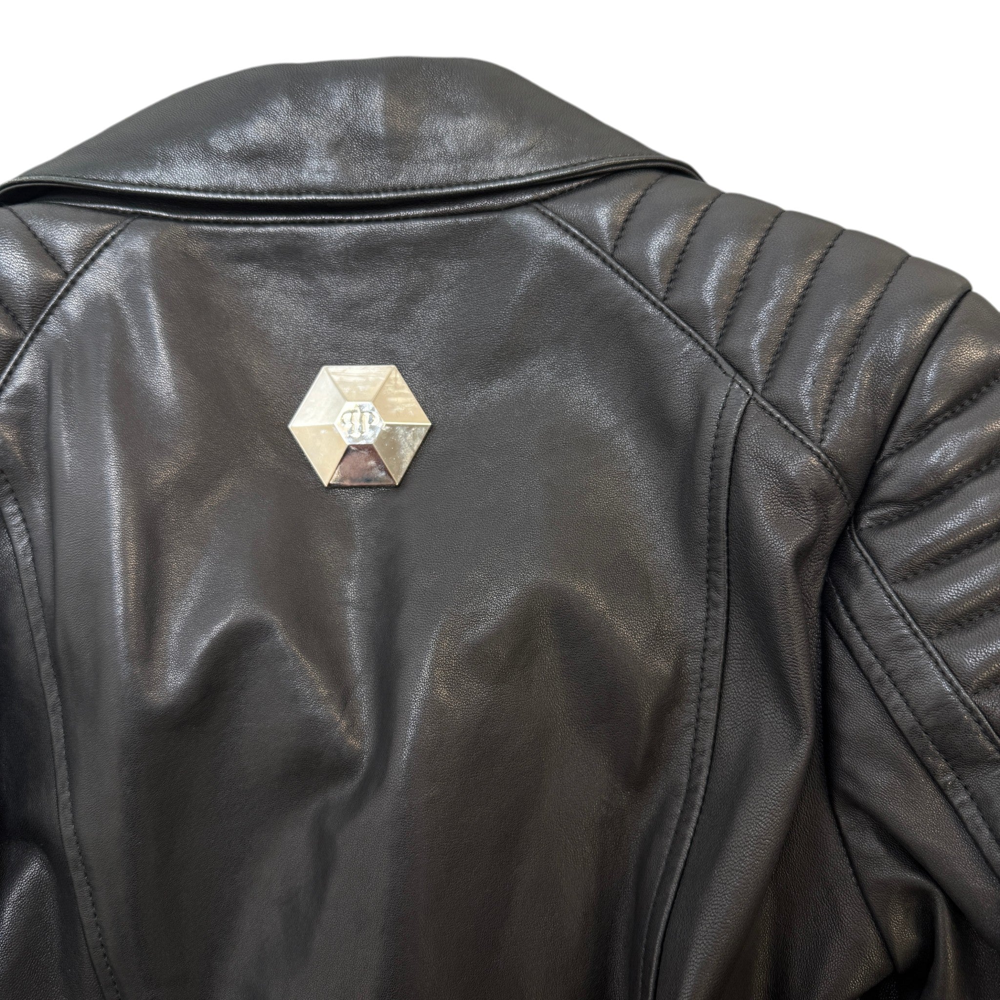 Women's For Love Biker Jacket Black Size S - Image 7