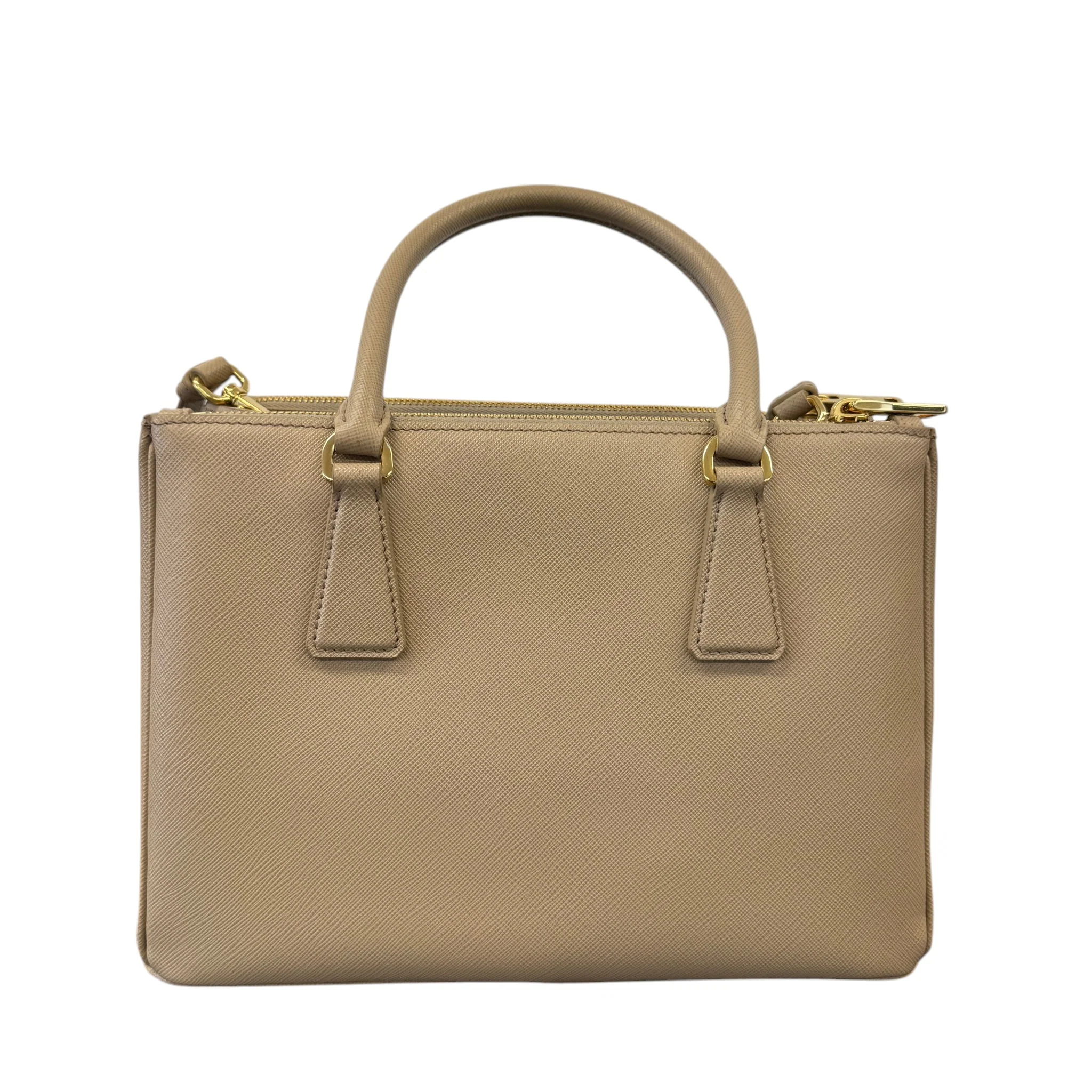 Women's Galleria Medium Saffiano Bag Beige - Image 3